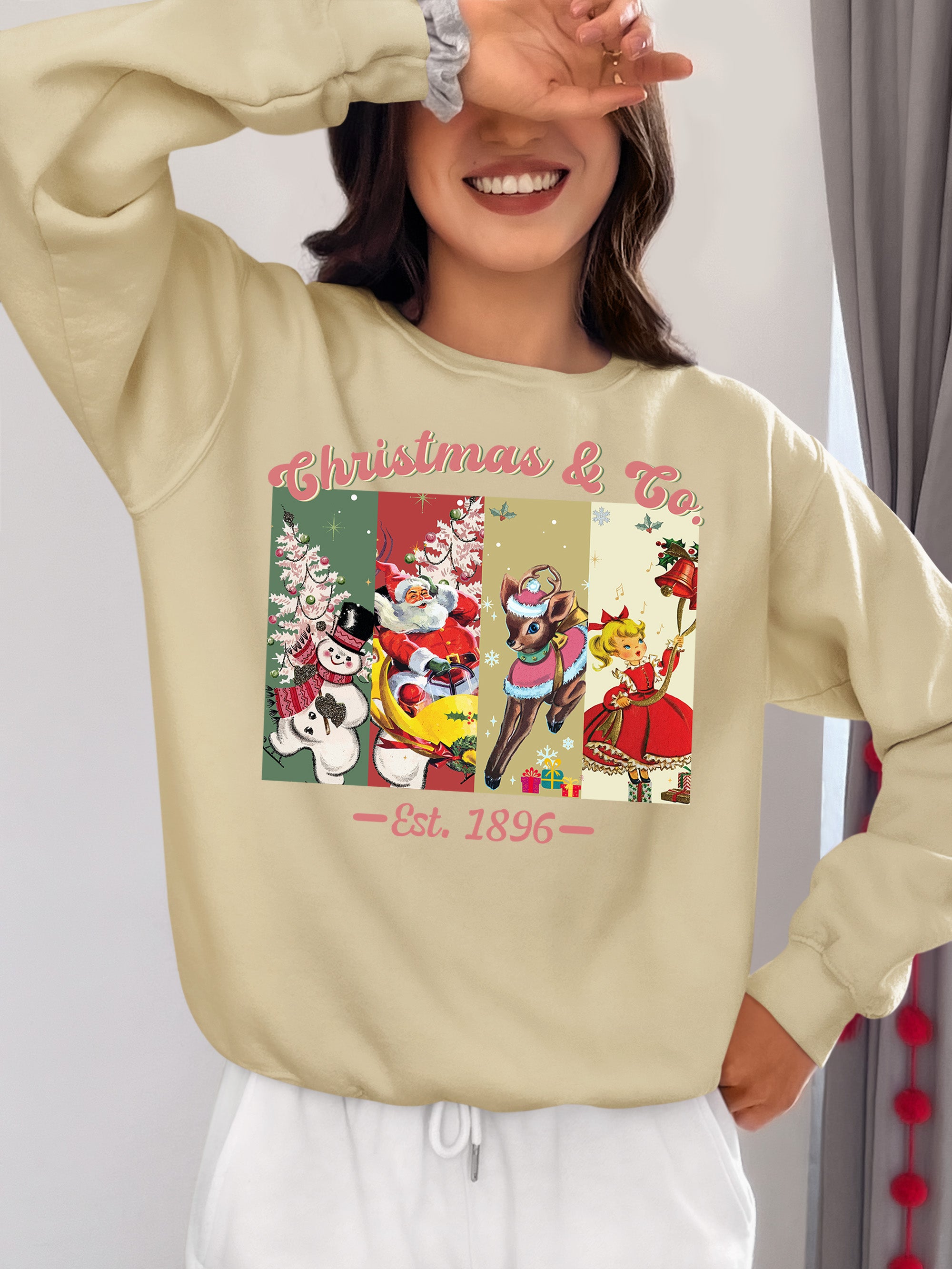 Christmas & Co 1896 Vintage Holiday Keepsake – Handmade Seasonal Gift for Collectors Sweatshirt