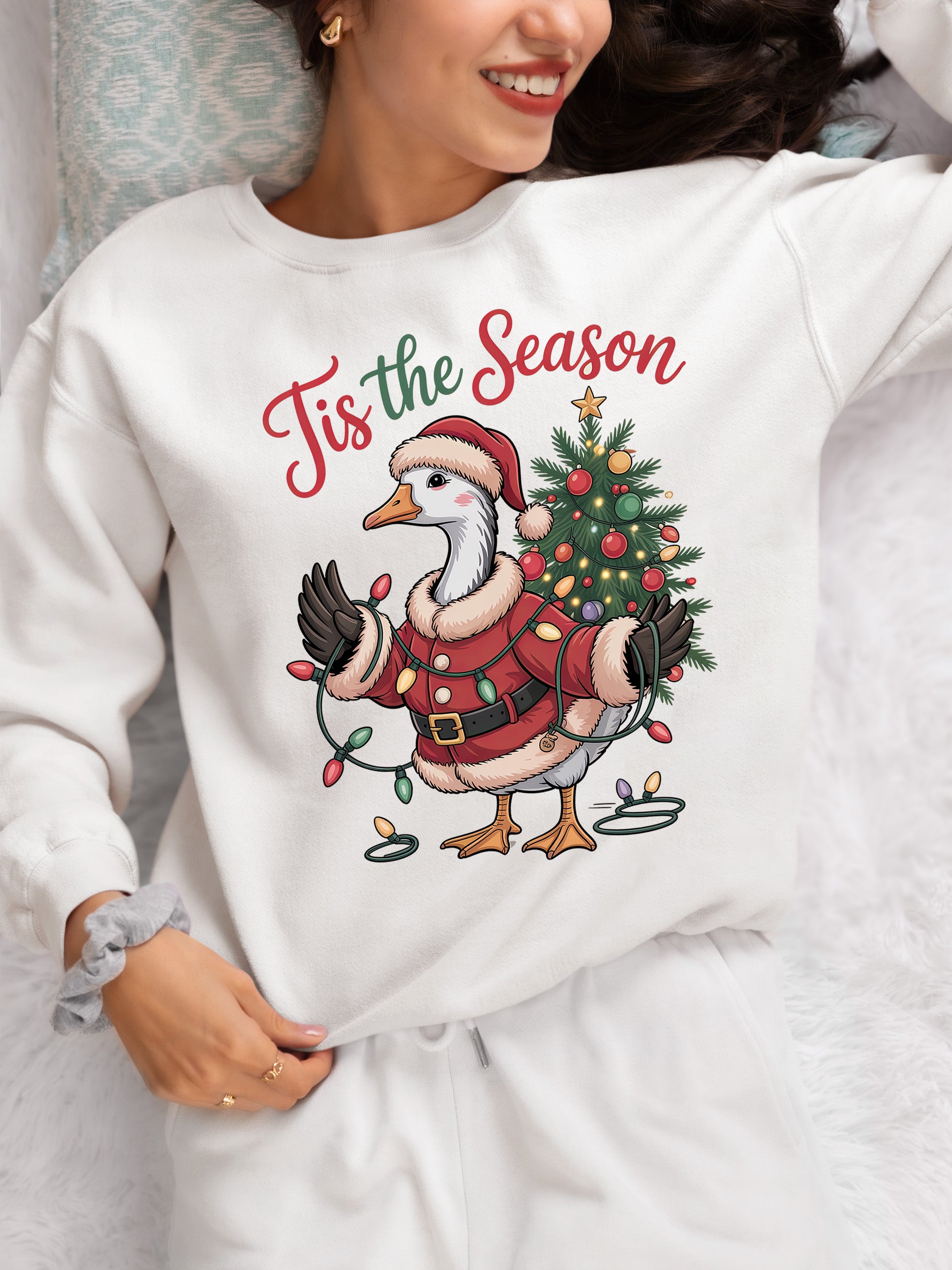 Tis the Season Christmas Clip Art – Festive Typography for Scrapbooking and Seasonal Projects Sweatshirt
