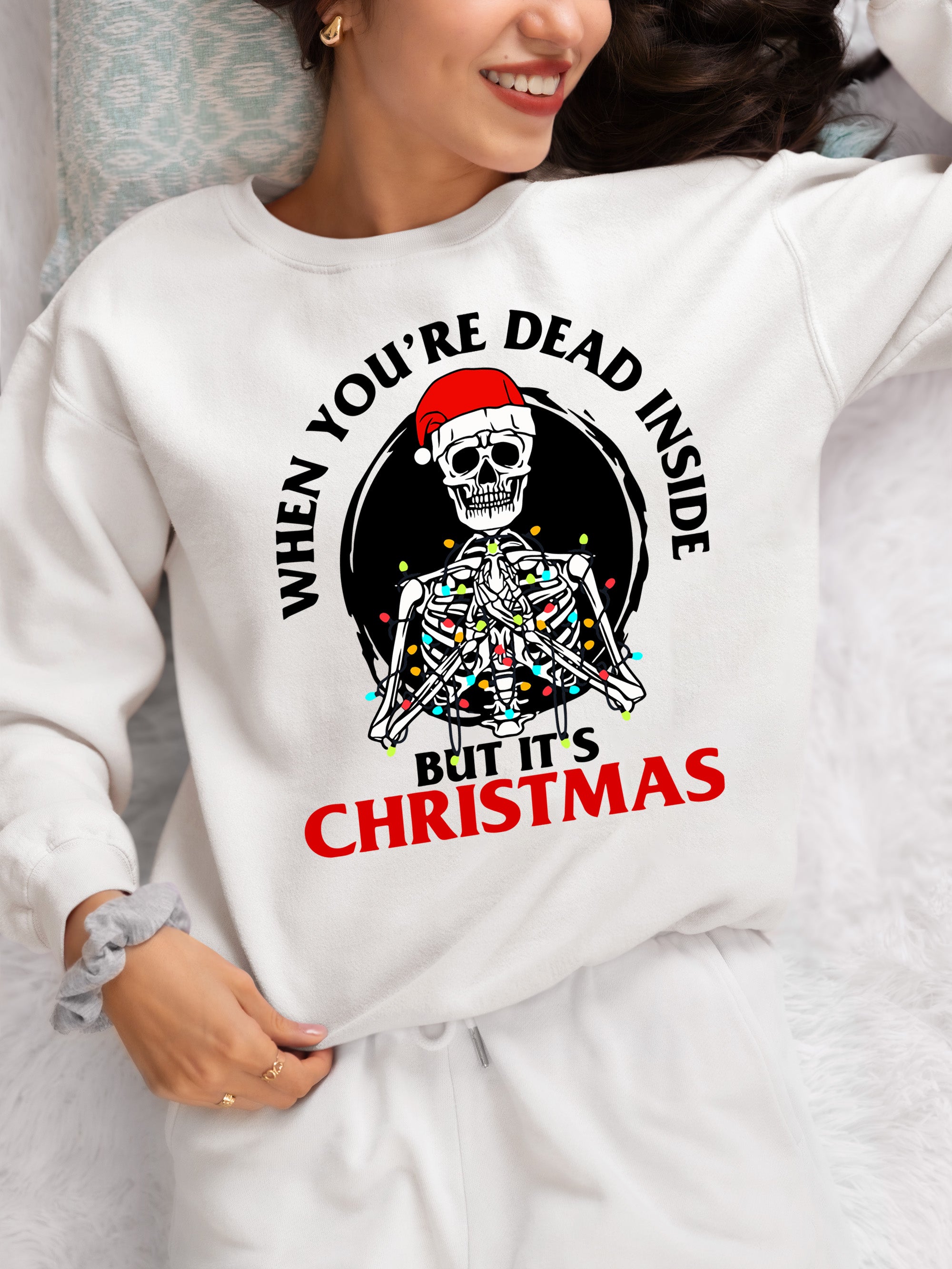 Christmas Cozy Gift Idea, Handmade Holiday Treasure for Winter Cheer, Festive Seasonal Keepsake, Unique Seasonal Craft Sweatshirt