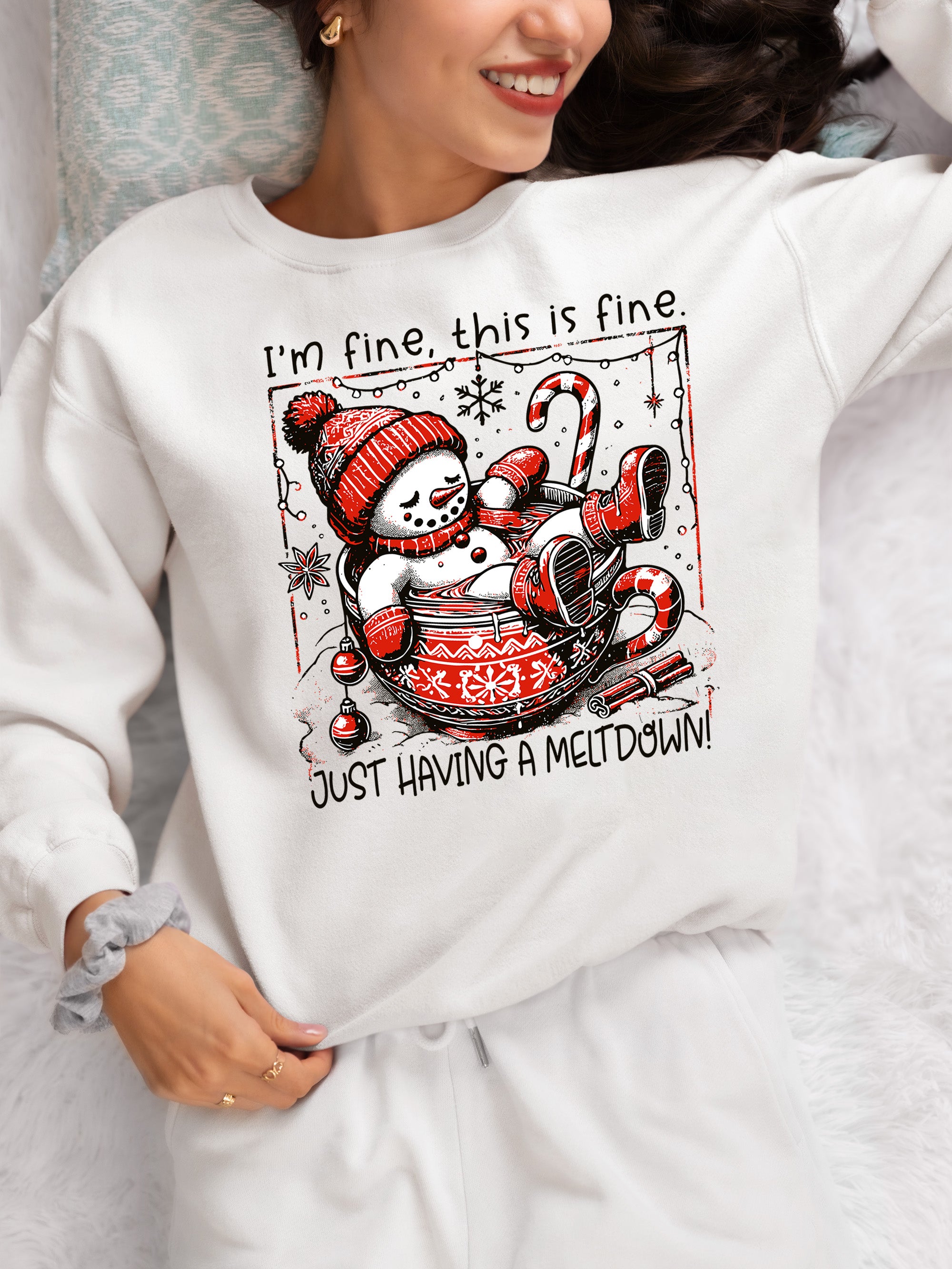 Christmas Keepsake: Whimsical Holiday Gift Idea, Festive Handmade Item for Seasonal Cheer Sweatshirt