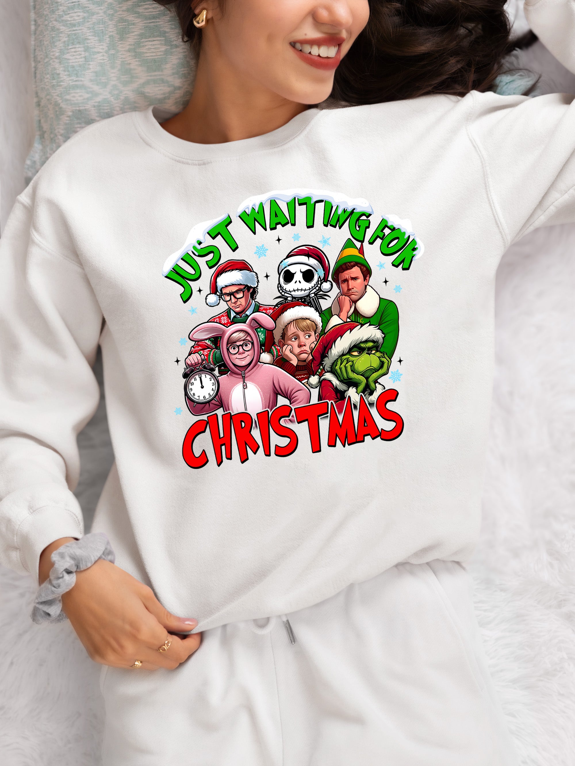 Christmas Cozy Keepsake - Handmade Holiday Gift for Winter Season, Rustic Christmas Charm, Festive Collectible for Shelf Sweatshirt