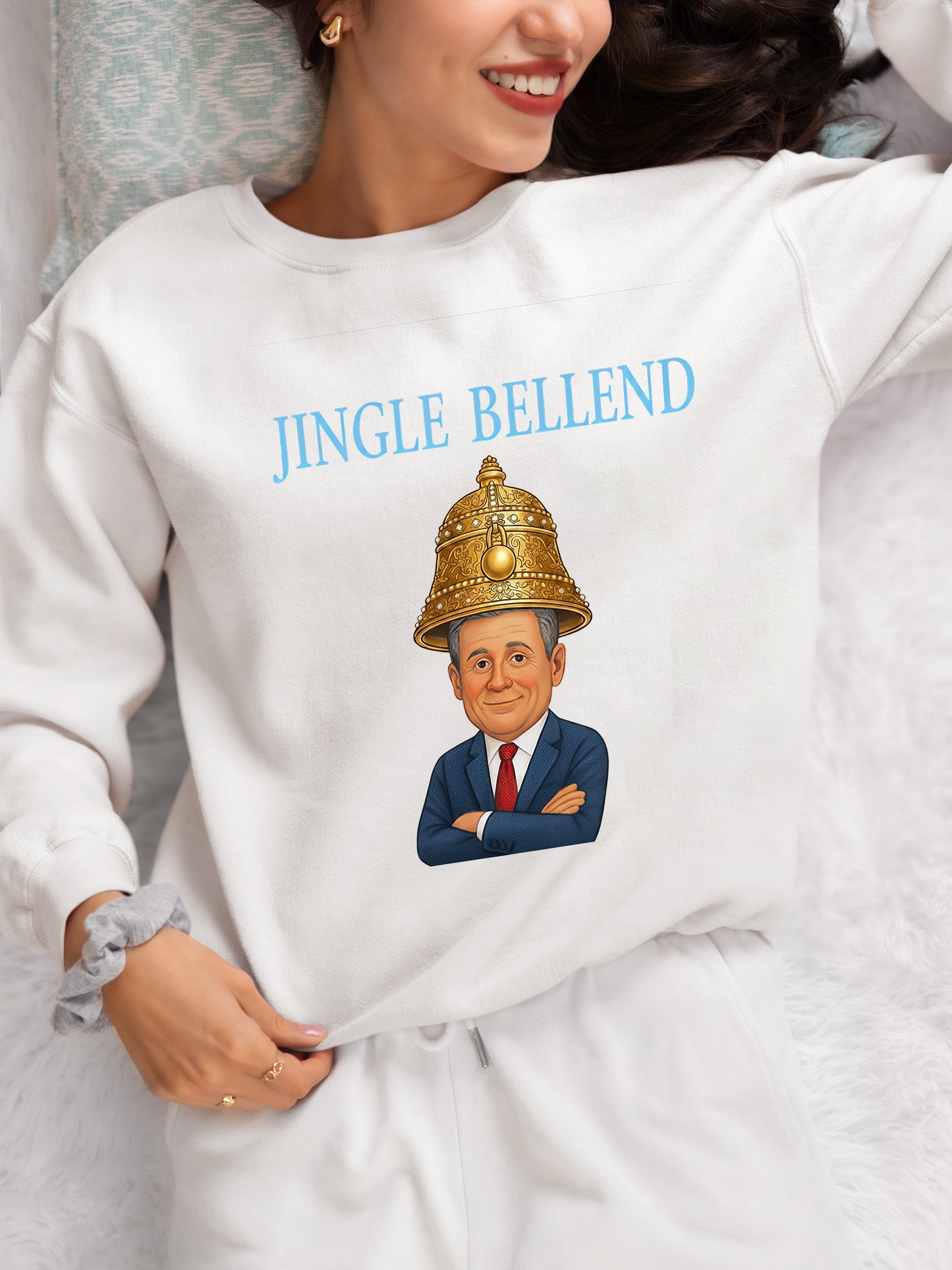 Jingle Bellend – Christmas Cheer Jewelry, Festive Holiday Accessory, Yuletide Sparkle Gift, Seasonal Celebration Sweatshirt