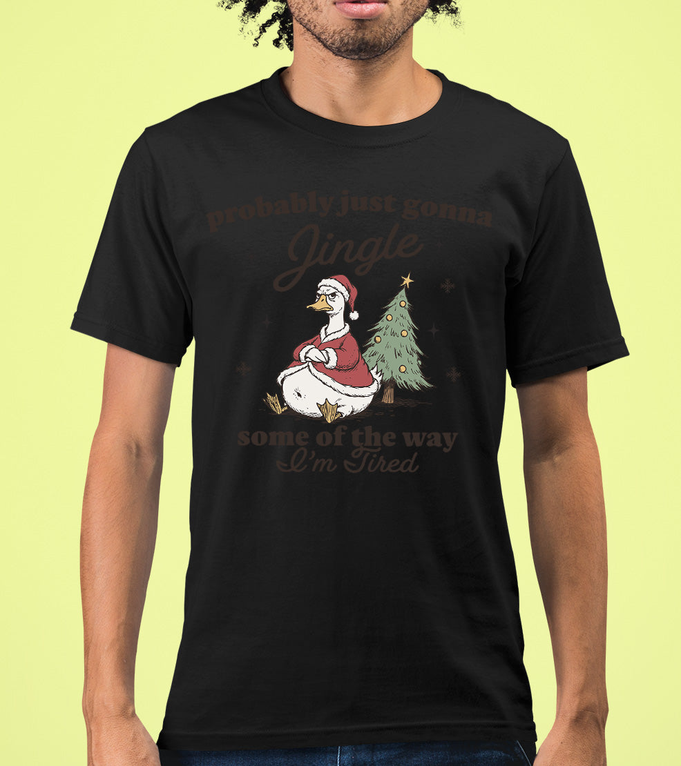 Christmas Joy Collection: Festive accessory with bell charm, sparkling red & green accents for holiday cheer, perfect gift idea, jingle T-Shirt