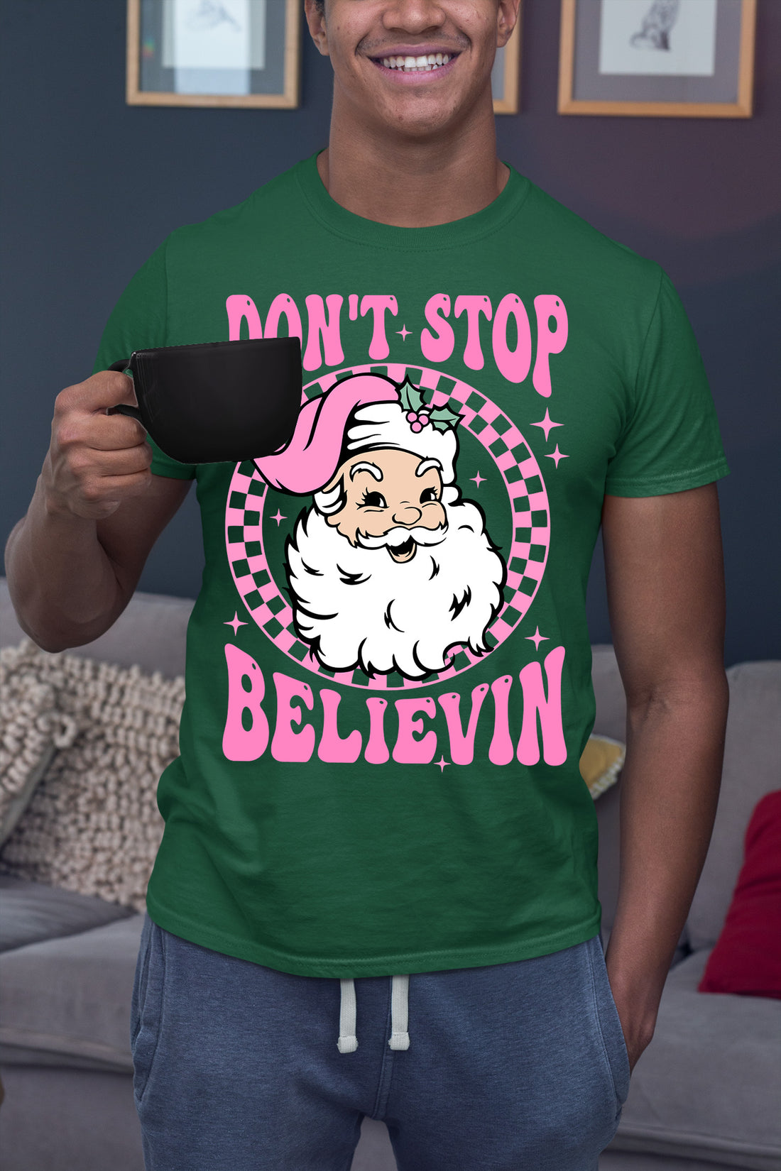 Christmas Cozy Knit Theme for Holiday Cheer - Festive Gift for Season of Joy T-Shirt