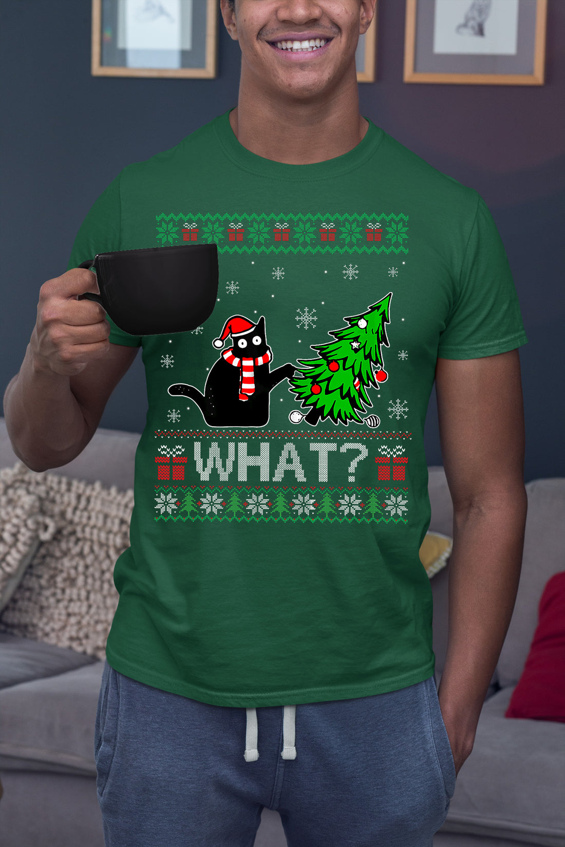 Retro Christmas Vintage Holiday Motif for Crafts, Scrapbooks, and DIY Projects T-Shirt