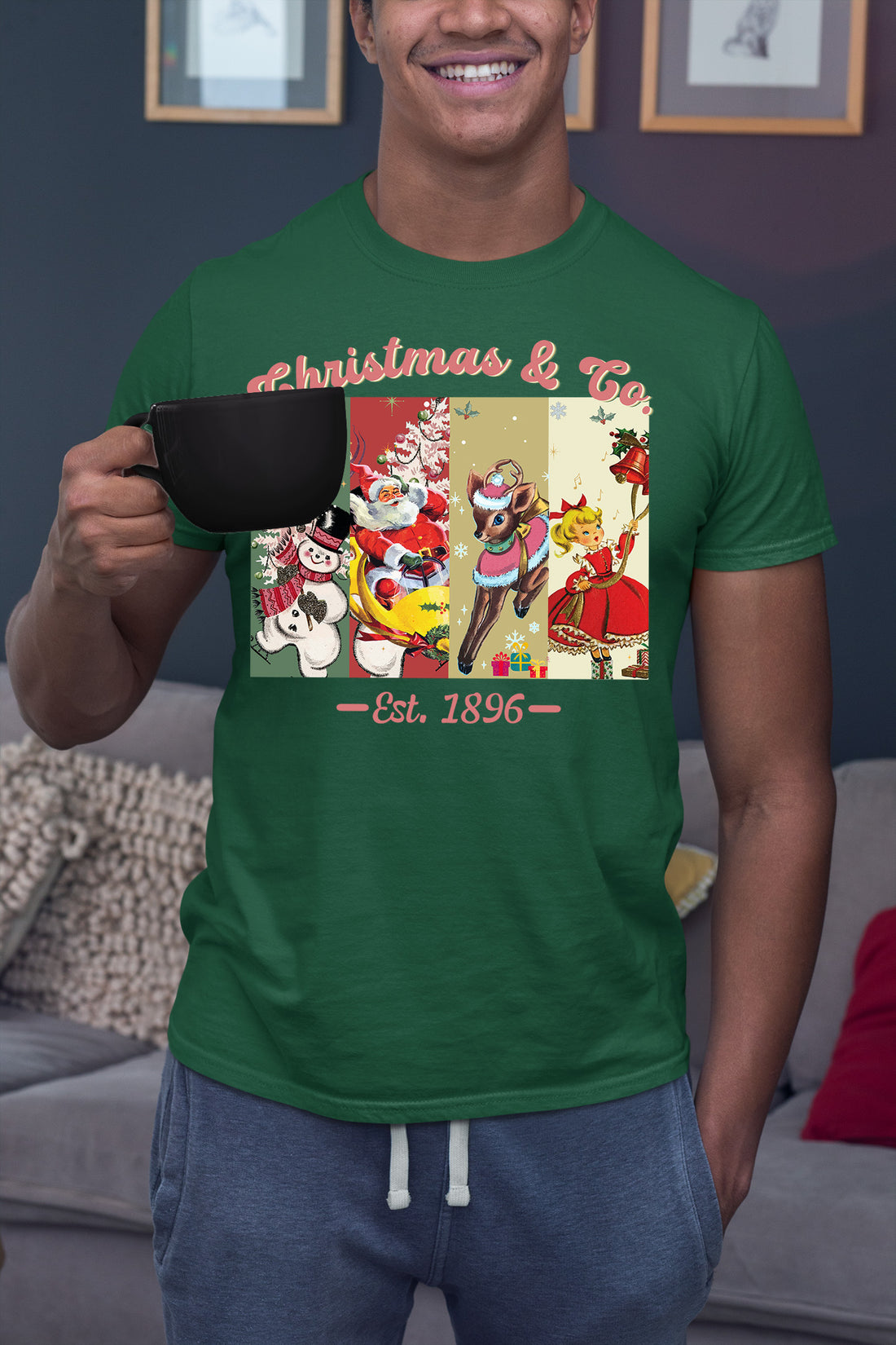 Christmas & Co 1896 Vintage Holiday Keepsake – Handmade Seasonal Gift for Collectors T-Shirt