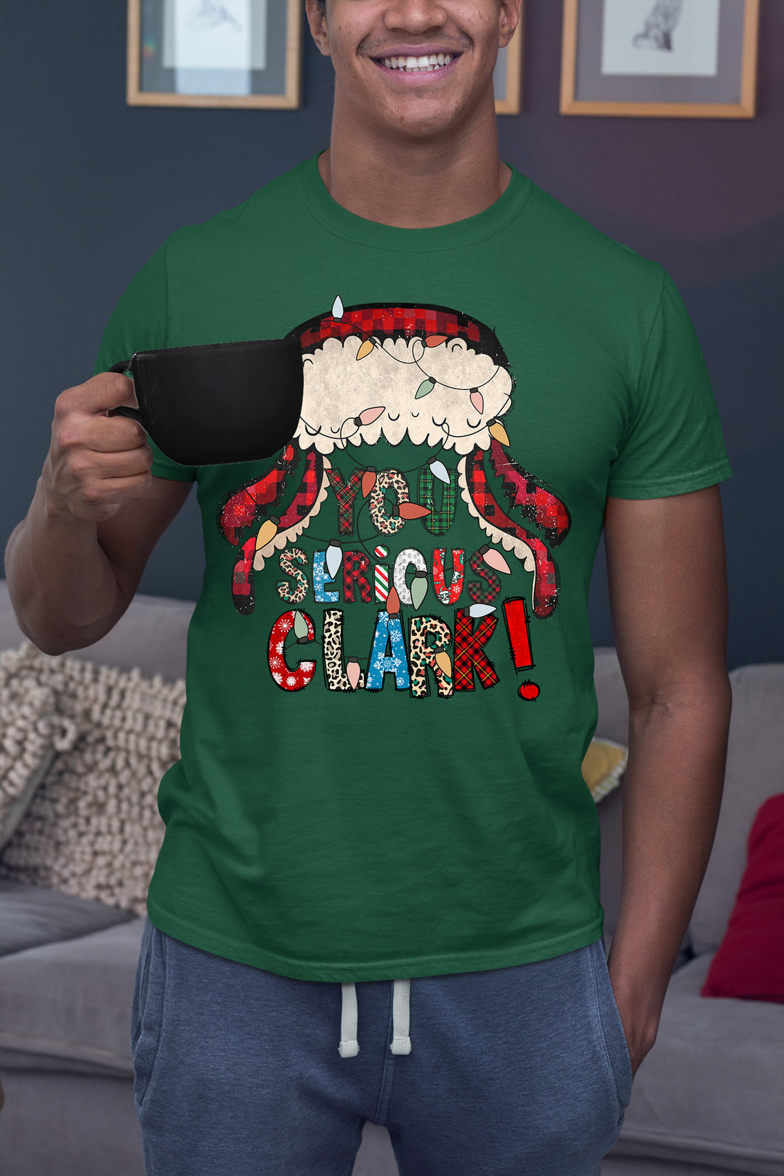 Whimsical Christmas motif for festive crafting, cozy holiday pattern, yuletide inspiration, handmade vibe, cheerful seasonal element T-Shirt