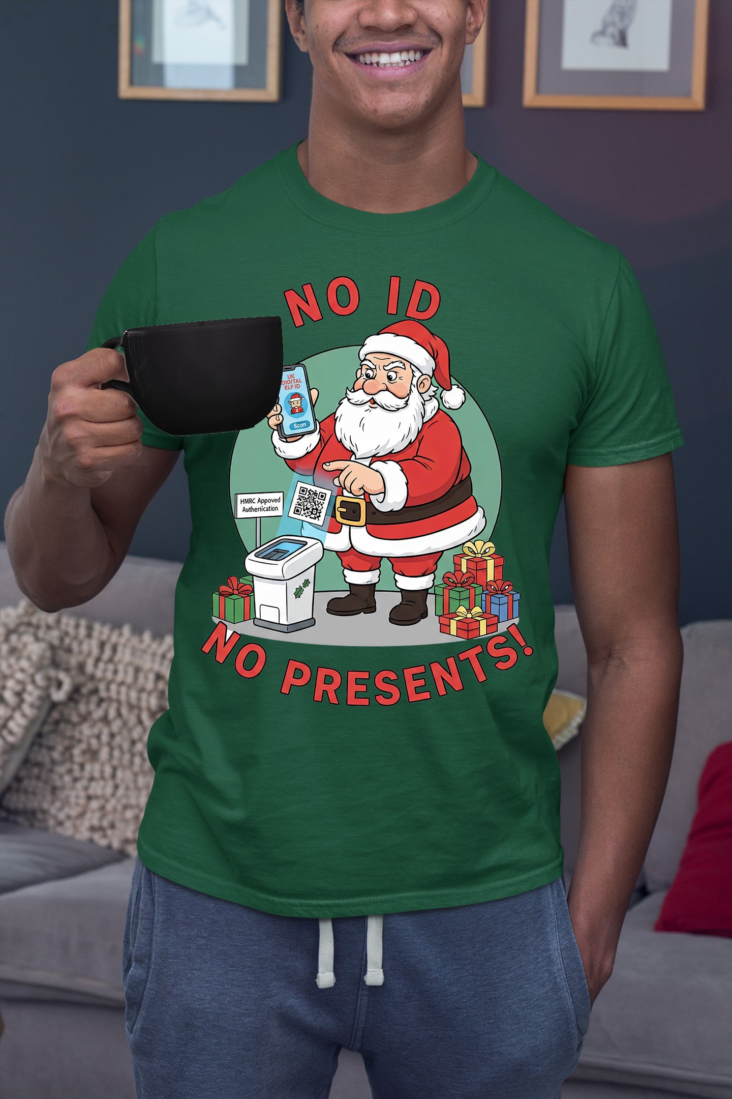 Christmas Themed Keepsake for the Holiday Season - Handmade Festive Charm, Unique Seasonal Gift for Collectors T-Shirt