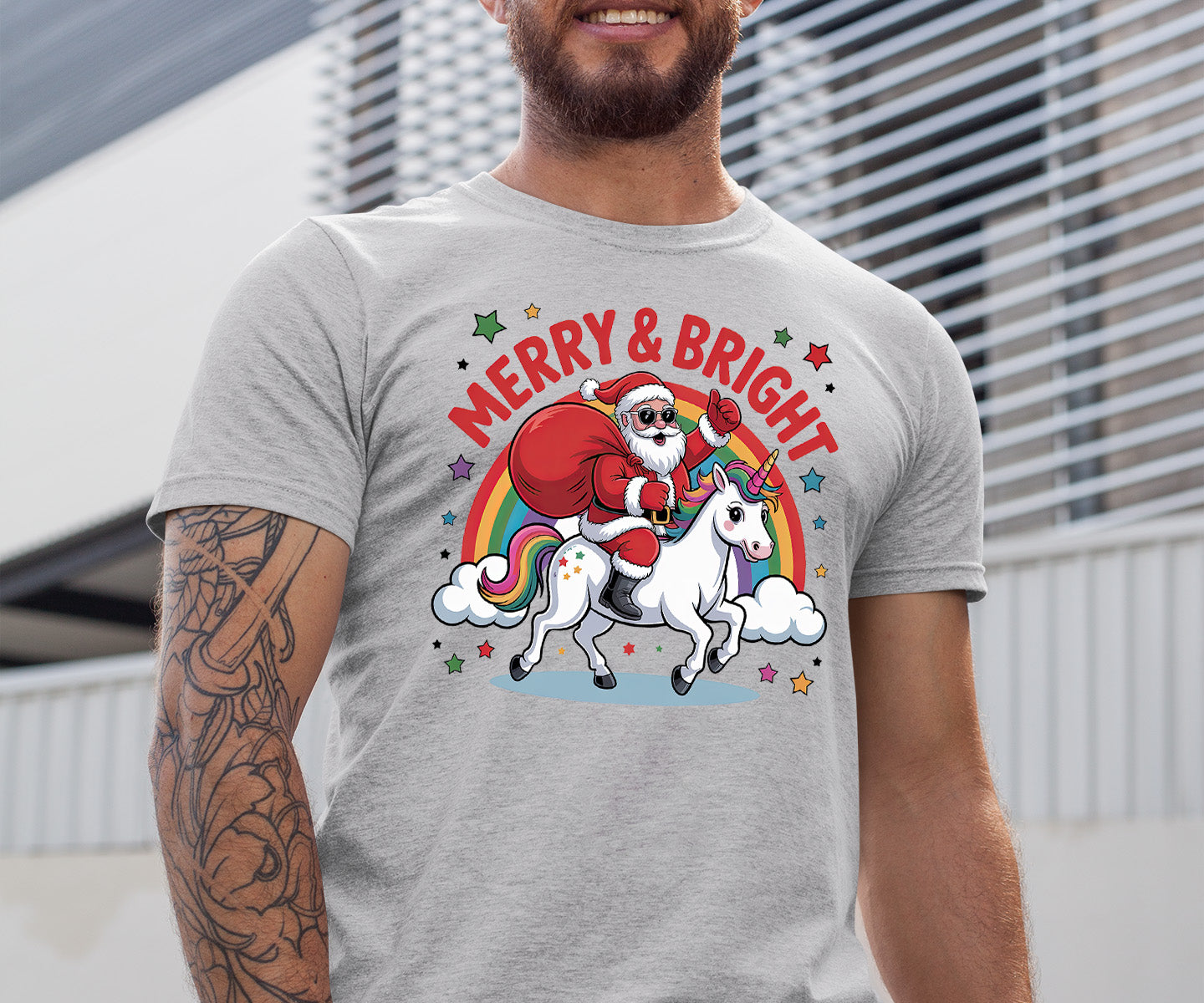 Merry & Bright Christmas Gift Tags for Gift Wrapping - Festive Holiday Labels for Packages T-Shirt