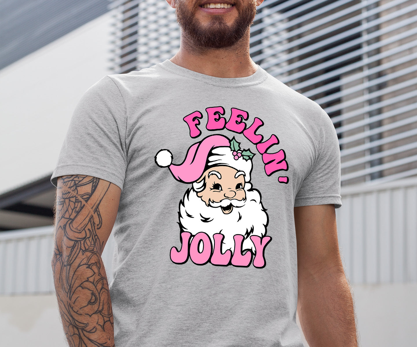 Feelin Jolly Christmas Theme for Festive Lovers - Cozy Seasonal Gift Idea T-Shirt