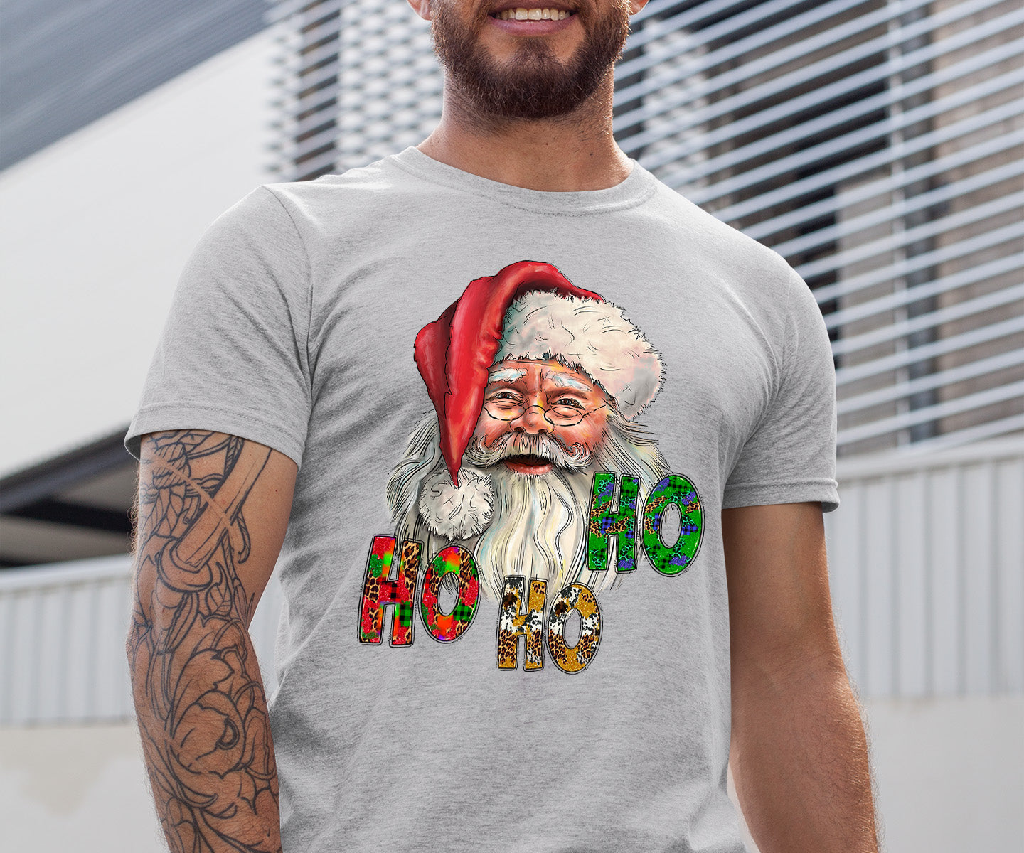 Ho Ho Ho Santa Christmas Festive Holiday Keepsake Gift Idea T-Shirt