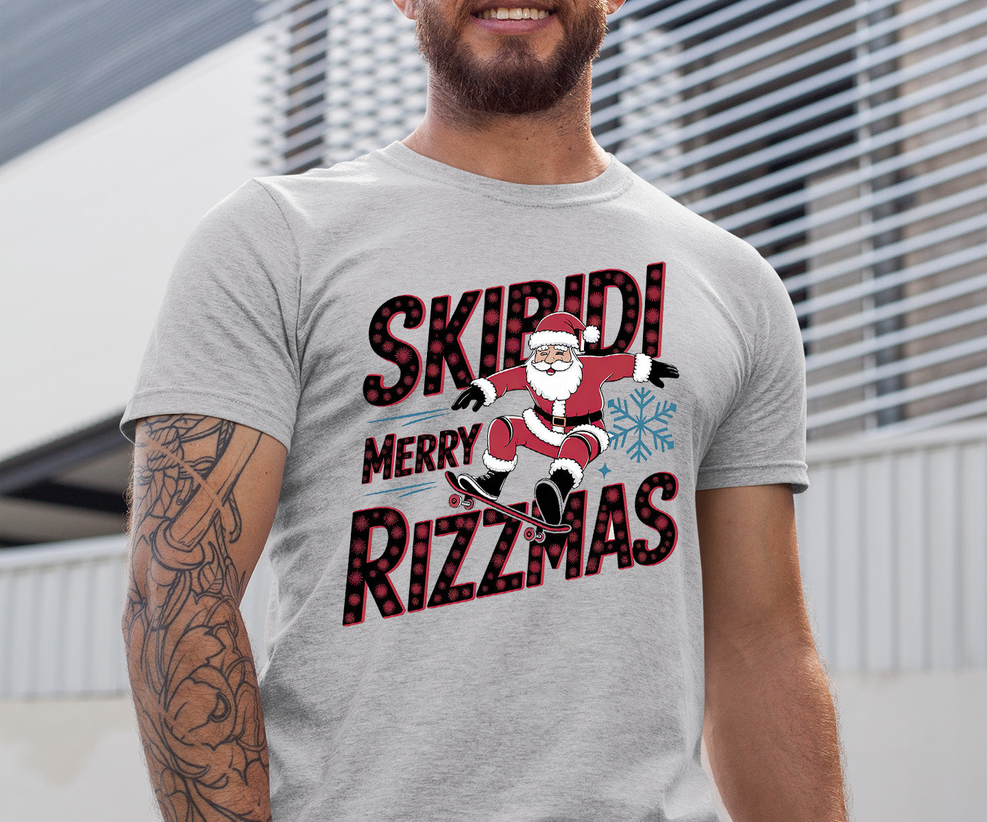 Skibidi Merry Rizzmas Christmas Cheer Festive Keepsake for Holiday Season Gift T-Shirt