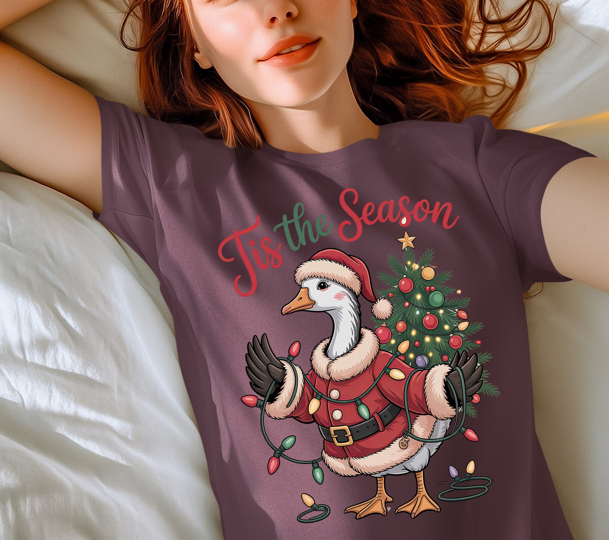 Tis the Season Christmas Clip Art – Festive Typography for Scrapbooking and Seasonal Projects T-Shirt