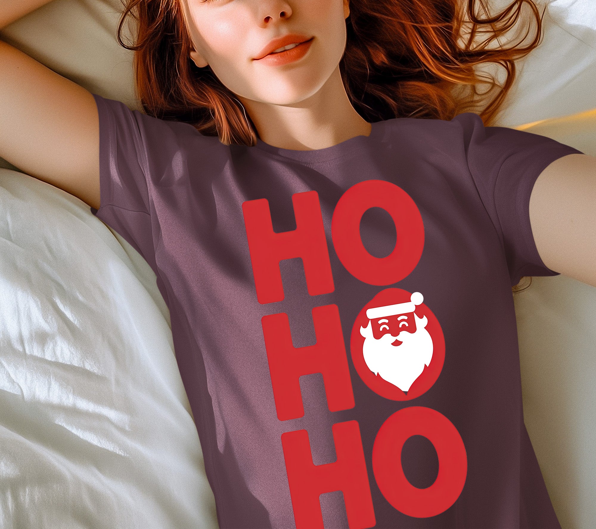 Ho Ho Ho Christmas Cheer — Festive Seasonal Joy for the Holidays, Merry & Bright T-Shirt
