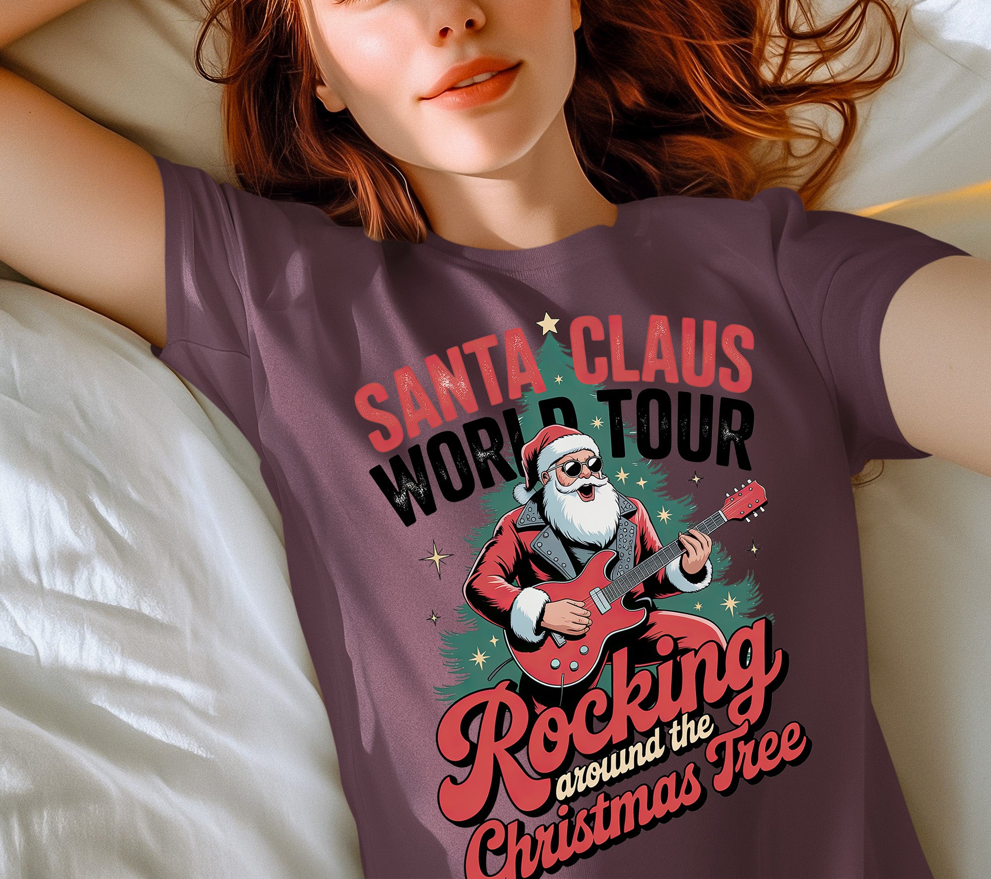 Sand Claus World Tour Christmas Keepsake - Santa Travel Cheer Across the Globe Gift Idea T-Shirt