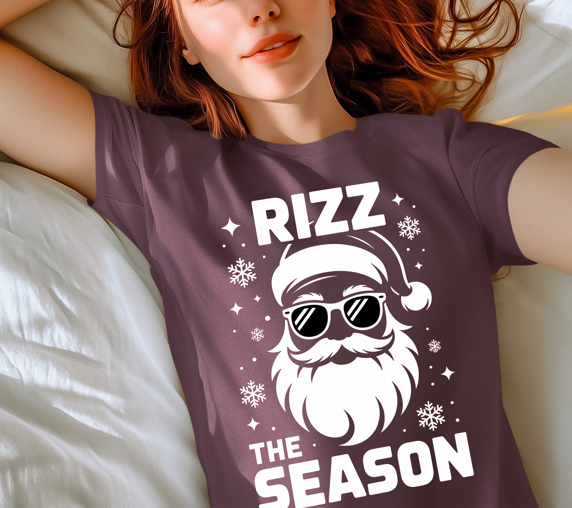 Rizz the Season Christmas Collectible, Handmade Holiday Treasure, Festive Seasonal Character for Gift or Display T-Shirt