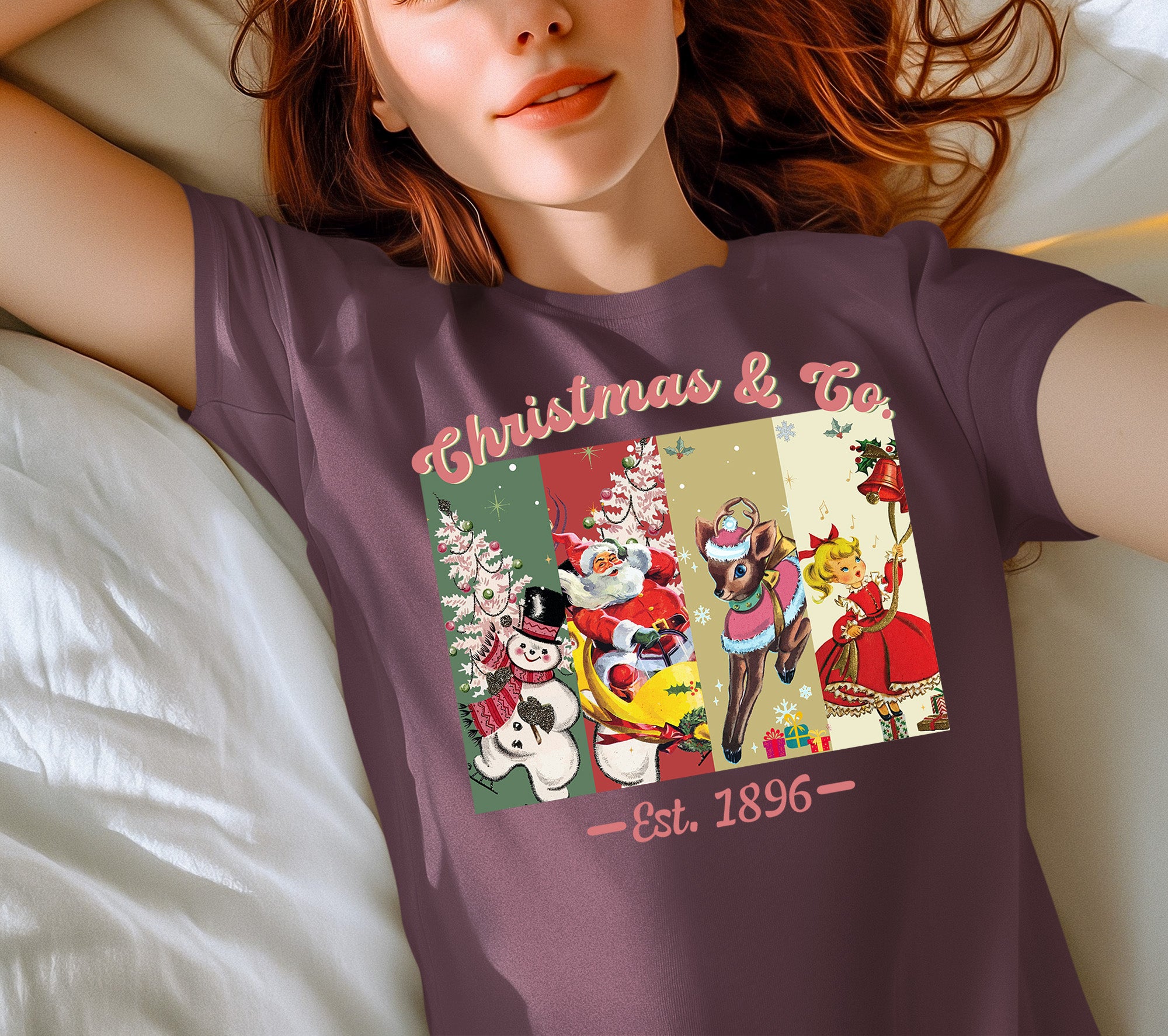 Christmas & Co 1896 Vintage Holiday Keepsake – Handmade Seasonal Gift for Collectors T-Shirt