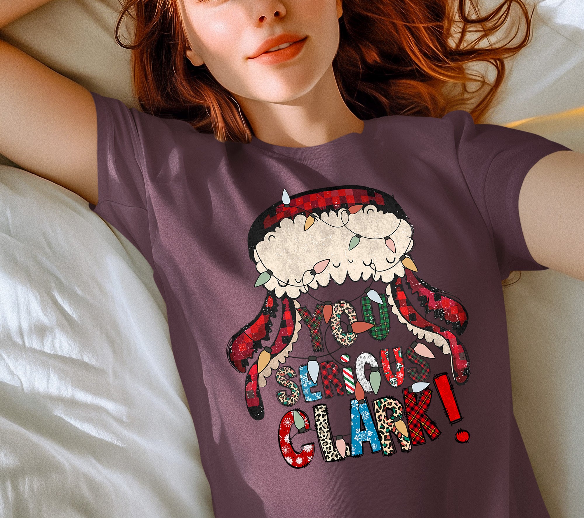 Whimsical Christmas motif for festive crafting, cozy holiday pattern, yuletide inspiration, handmade vibe, cheerful seasonal element T-Shirt