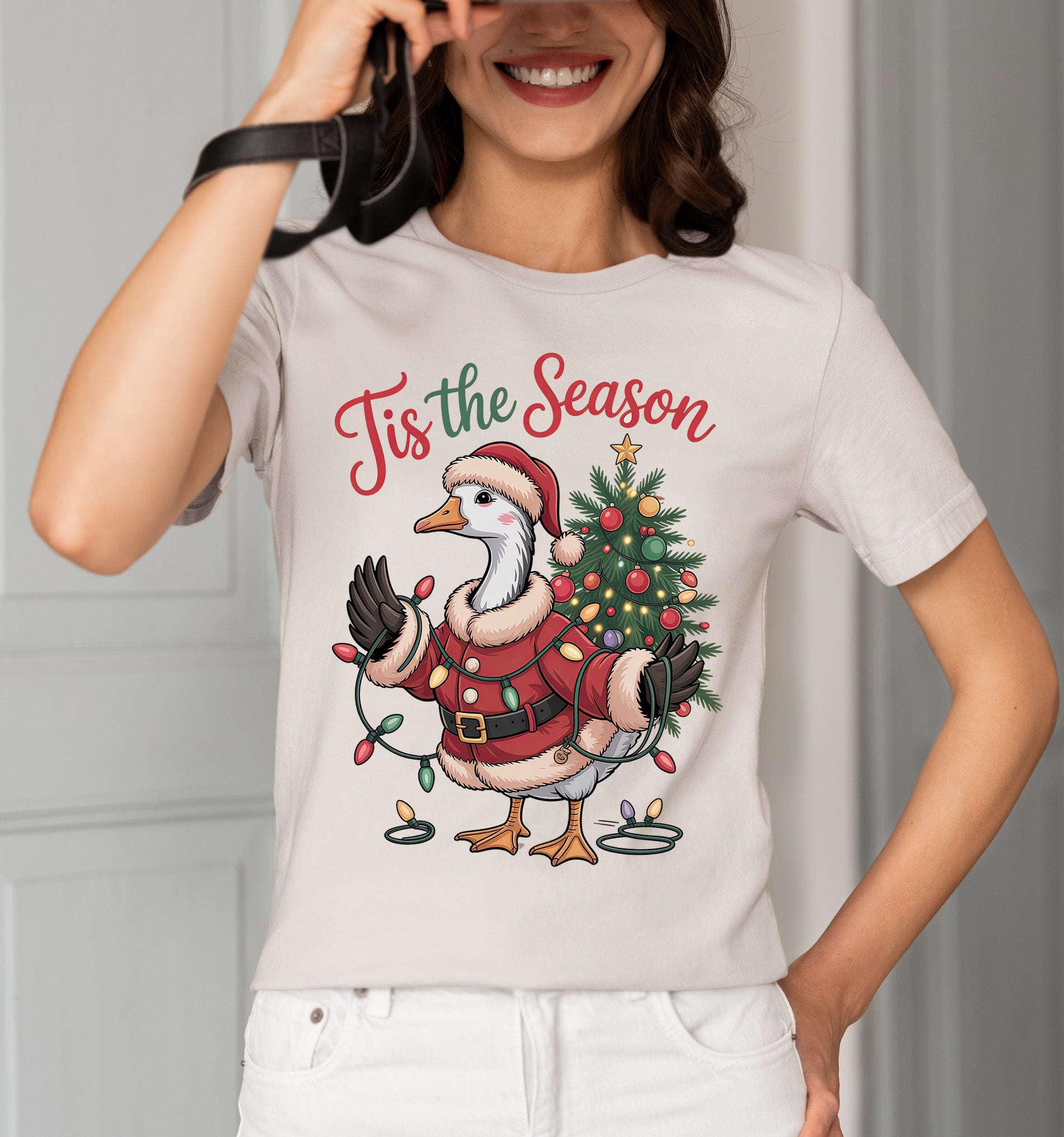 Tis the Season Christmas Clip Art – Festive Typography for Scrapbooking and Seasonal Projects T-Shirt