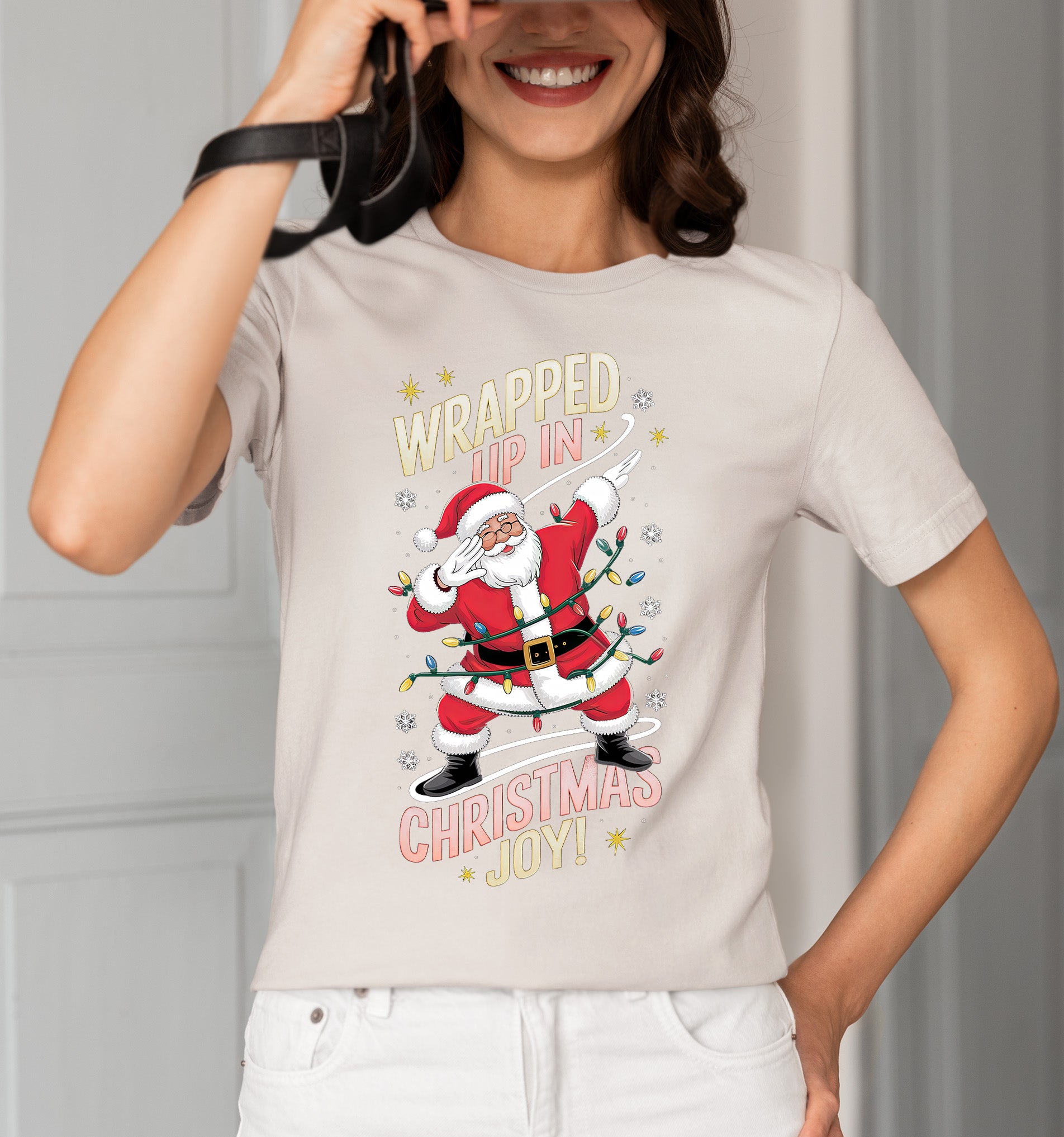 Wrapped up in Christmas Joy – Handmade Keepsake, Cozy Holiday Gift for Loved Ones, Heartfelt Seasonal Treasure T-Shirt