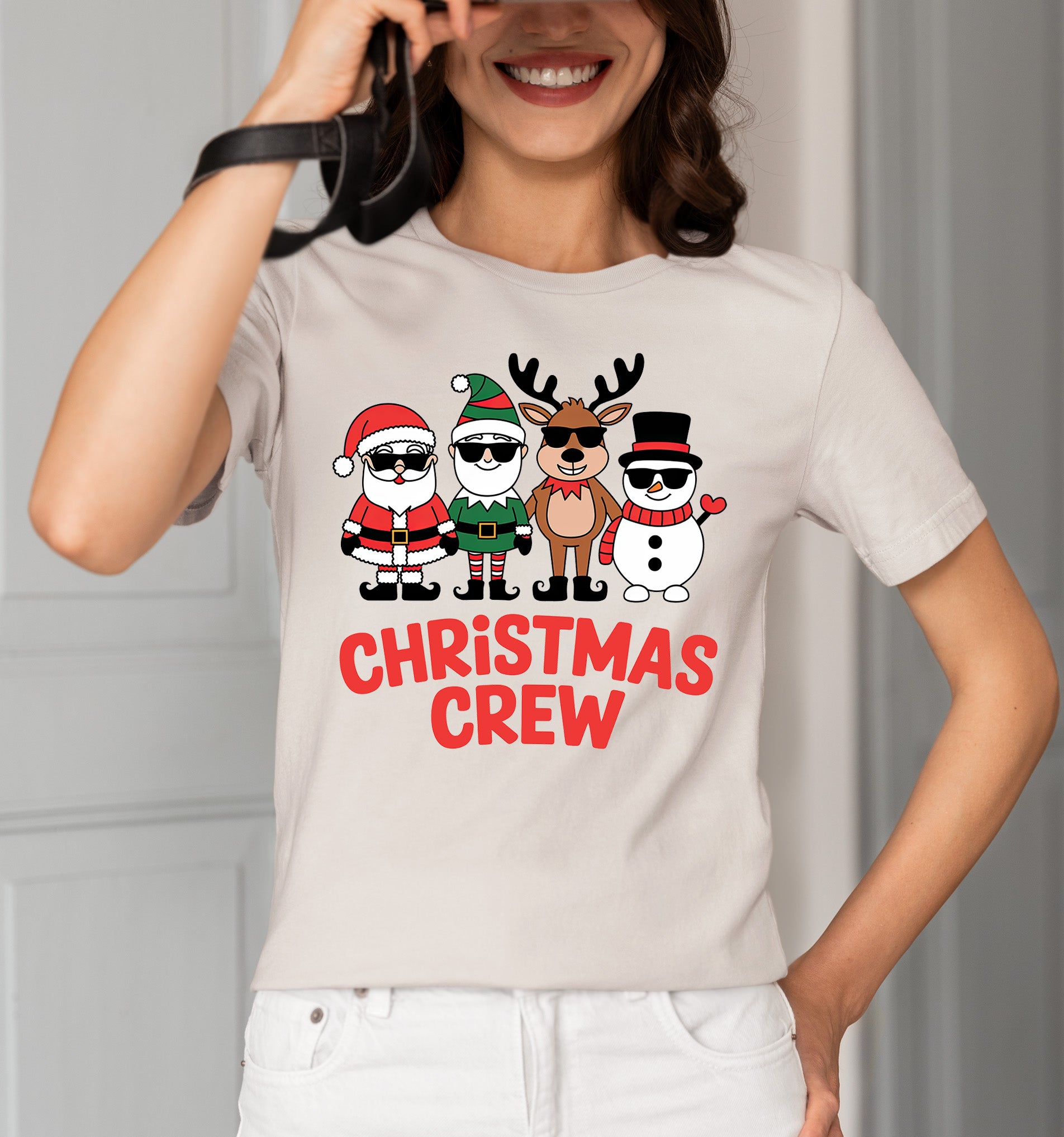 Christmas Crew: Cozy Holiday Squad Gift Idea for Friends & Family | Festive Seasonal Theme T-Shirt