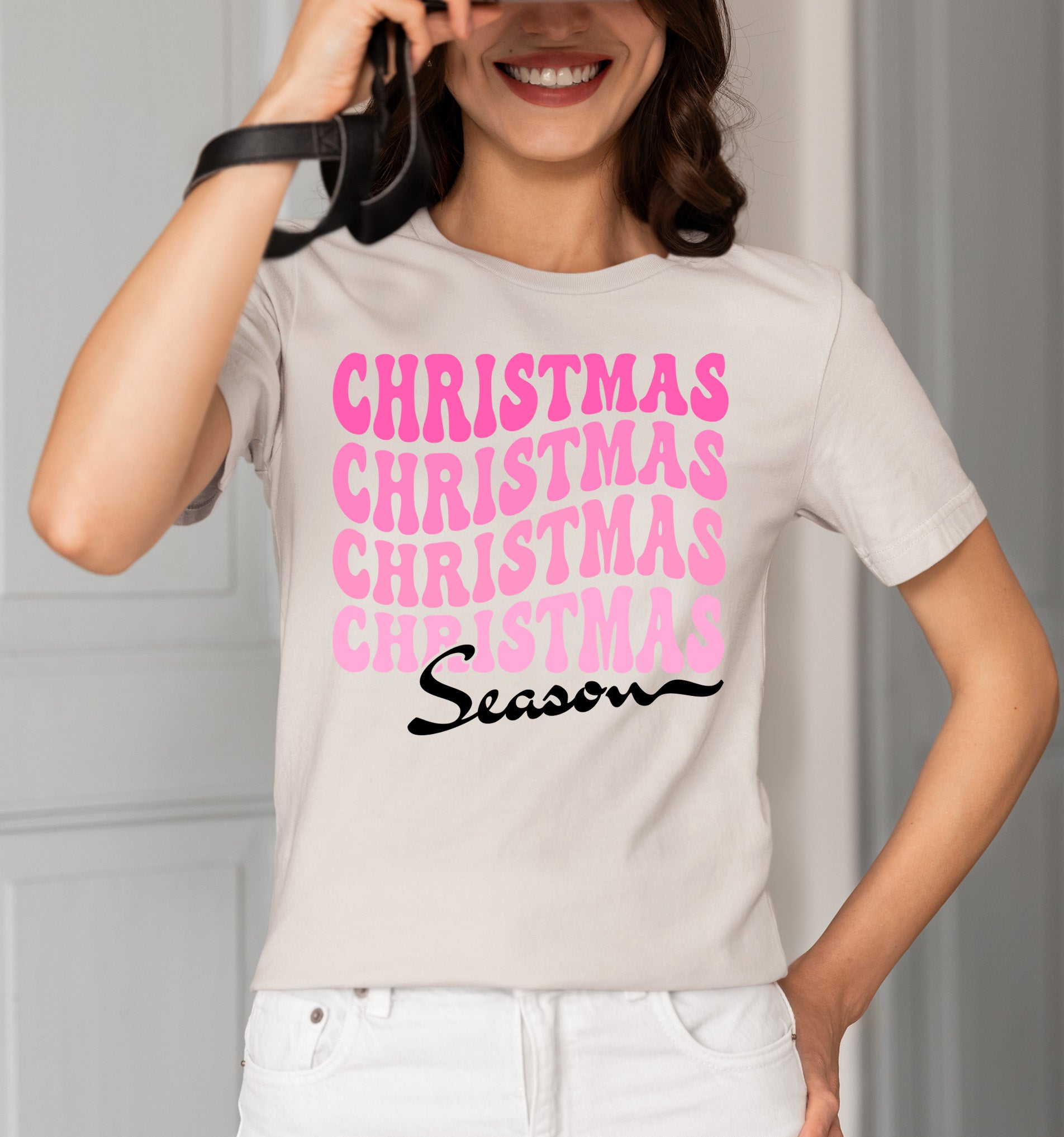 Christmas Season Inspired Artwork for Holiday Home | Festive Canvas Art Gift Idea T-Shirt