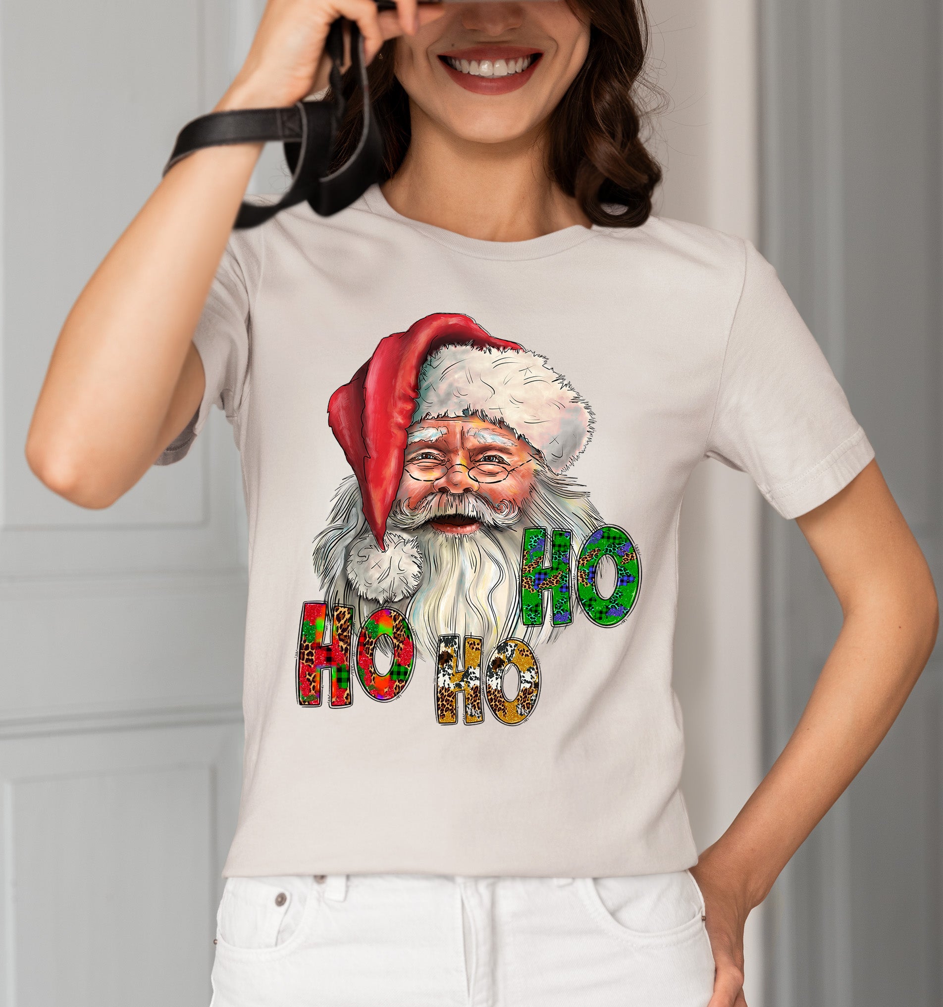 Ho Ho Ho Santa Christmas Festive Holiday Keepsake Gift Idea T-Shirt