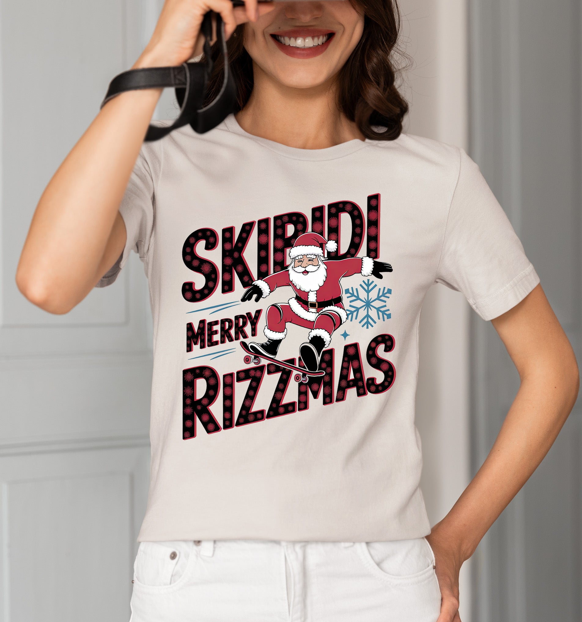 Skibidi Merry Rizzmas Christmas Cheer Festive Keepsake for Holiday Season Gift T-Shirt