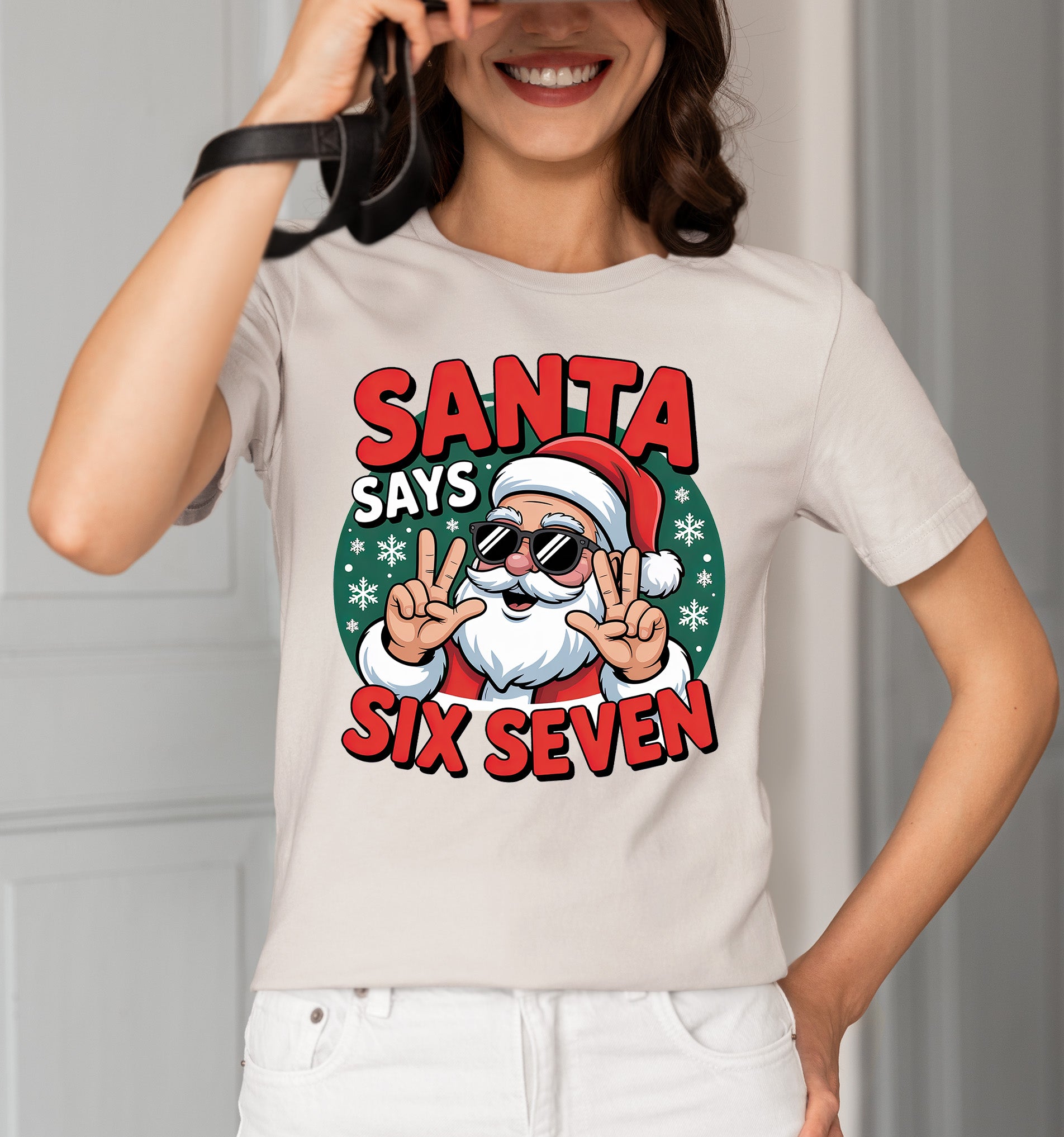 Santa Says Six Seven Piece Holiday Collection for Christmas Cheer - Gift Idea T-Shirt