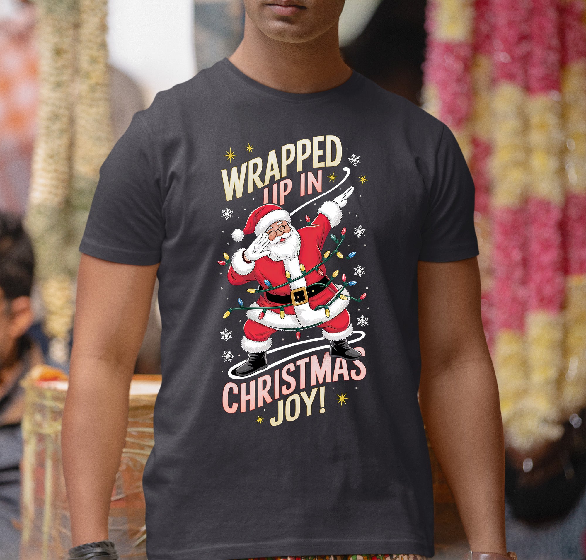 Wrapped up in Christmas Joy – Handmade Keepsake, Cozy Holiday Gift for Loved Ones, Heartfelt Seasonal Treasure T-Shirt