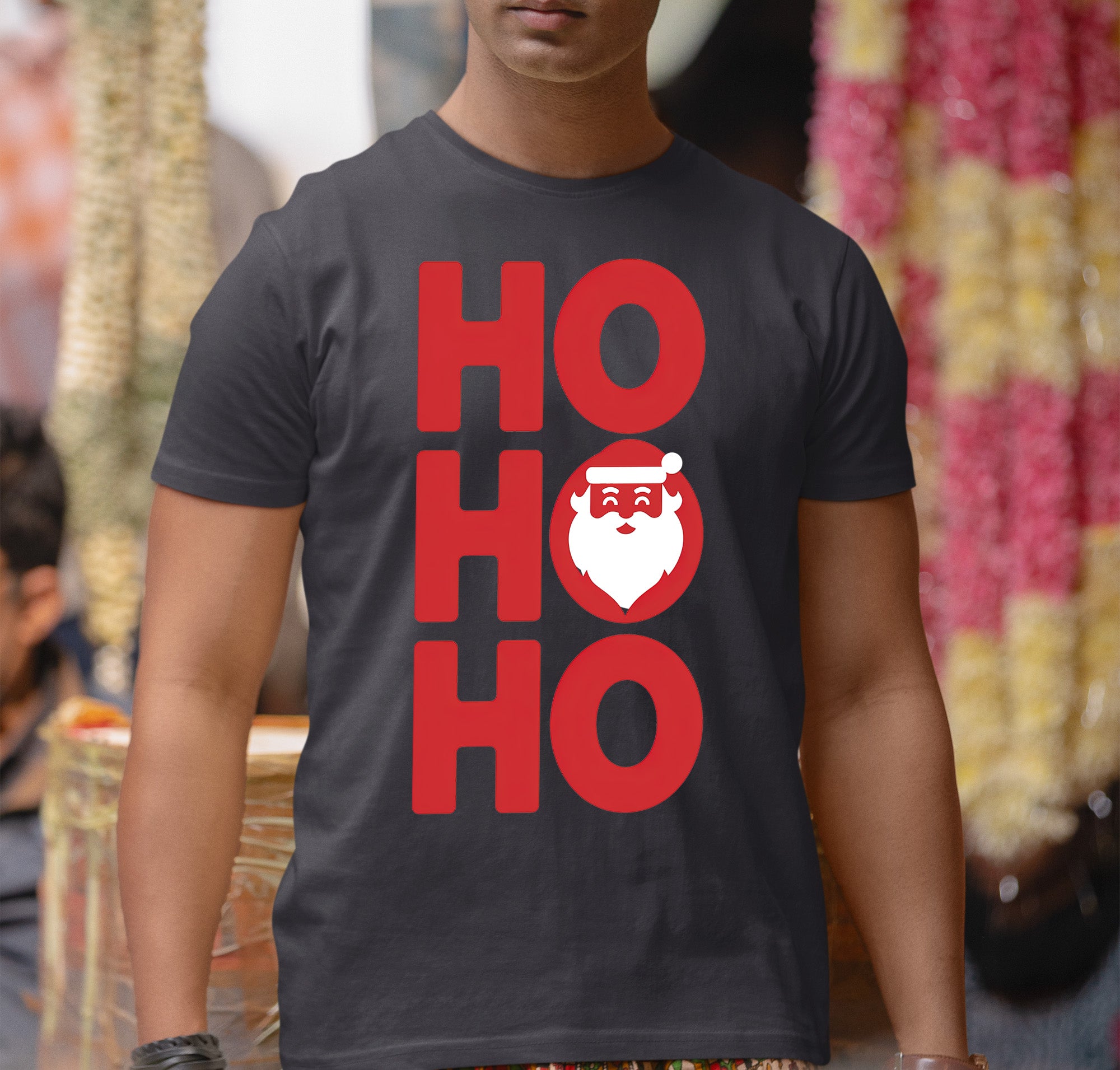 Ho Ho Ho Christmas Cheer — Festive Seasonal Joy for the Holidays, Merry & Bright T-Shirt