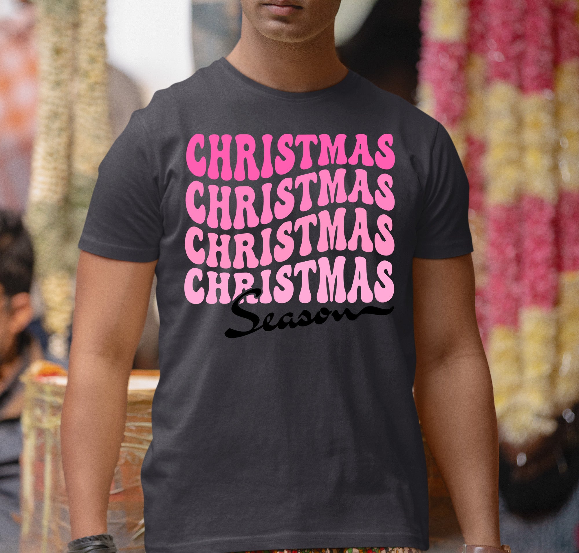 Christmas Season Inspired Artwork for Holiday Home | Festive Canvas Art Gift Idea T-Shirt