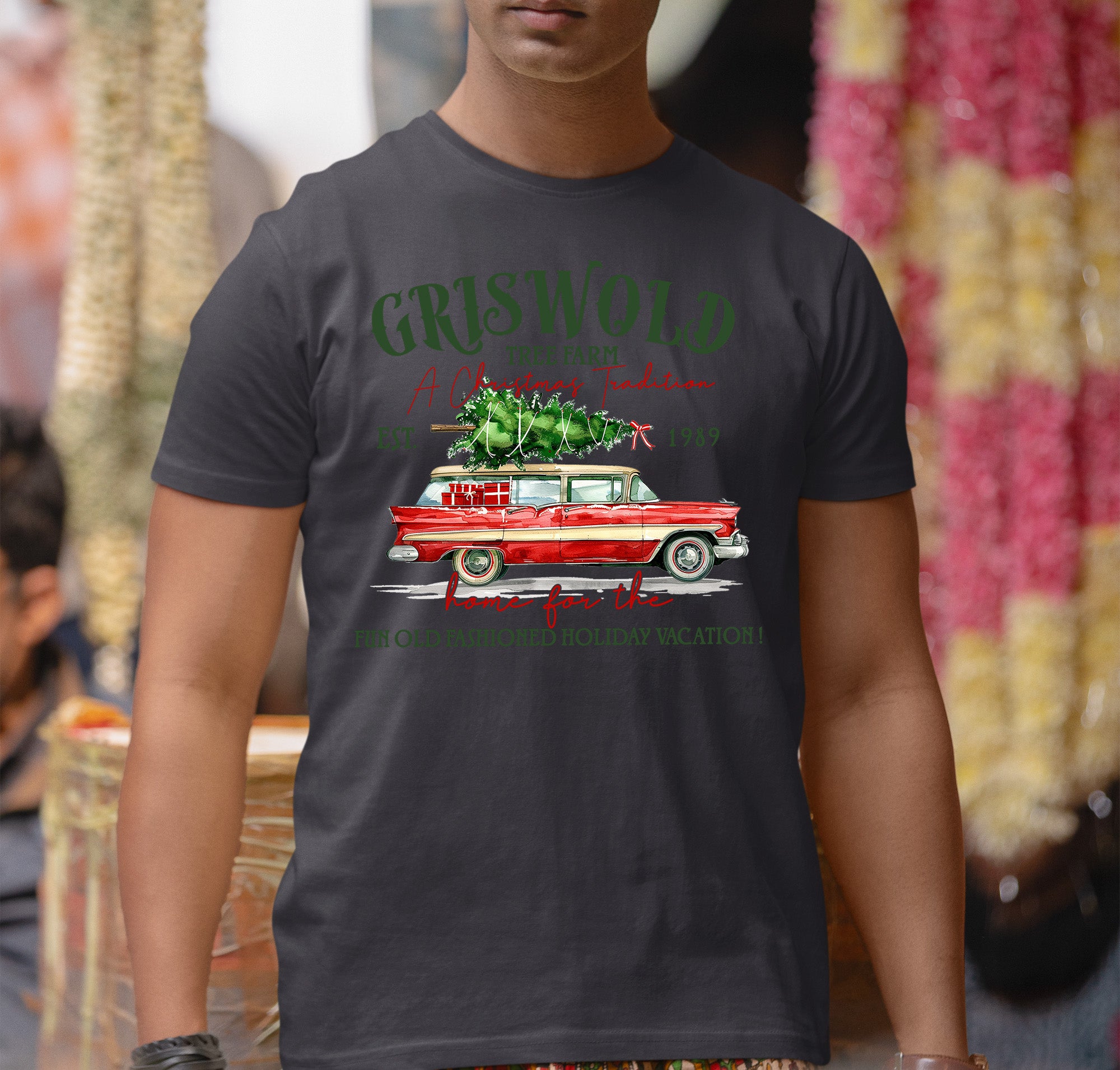 Griswold Tree Farm Christmas Magic, Rustic Holiday Charm for Seasonal Celebrations and Gift Giving T-Shirt