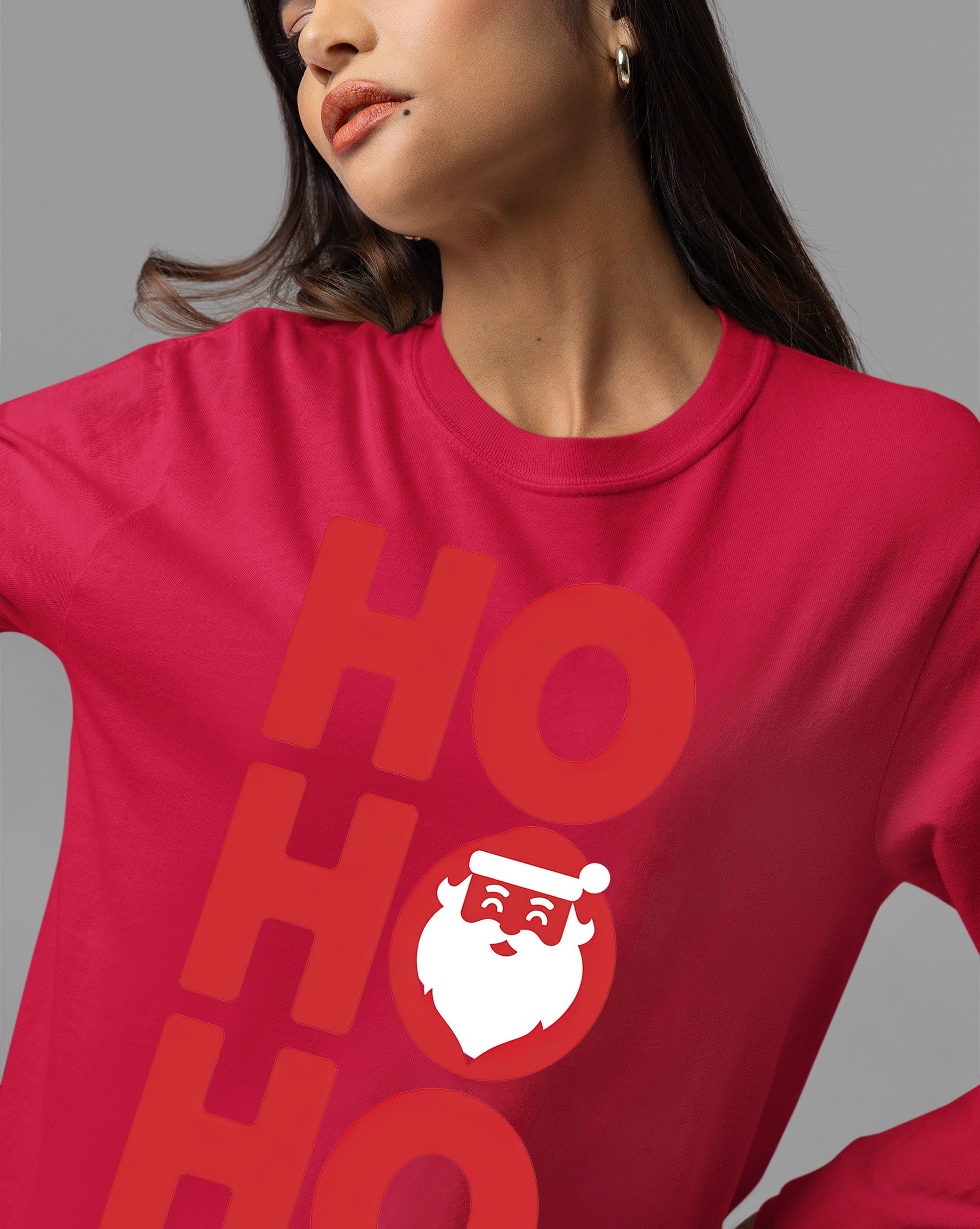 Ho Ho Ho Christmas Cheer — Festive Seasonal Joy for the Holidays, Merry & Bright T-Shirt