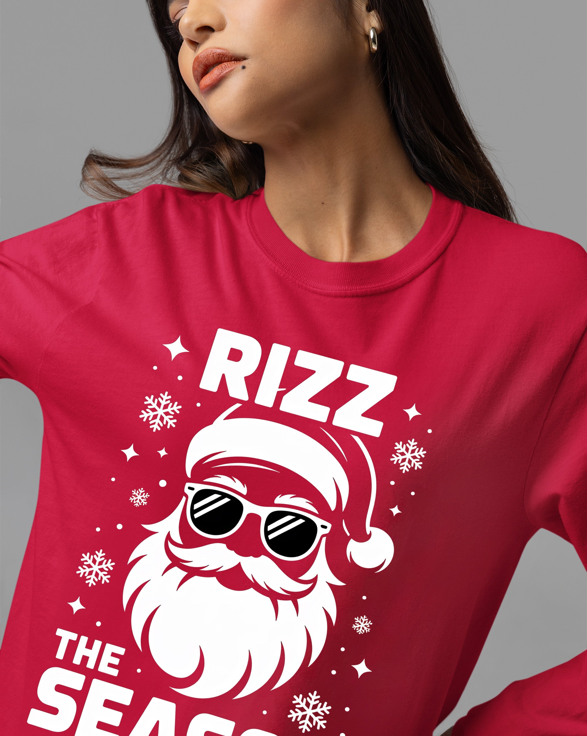 Rizz the Season Christmas Collectible, Handmade Holiday Treasure, Festive Seasonal Character for Gift or Display T-Shirt