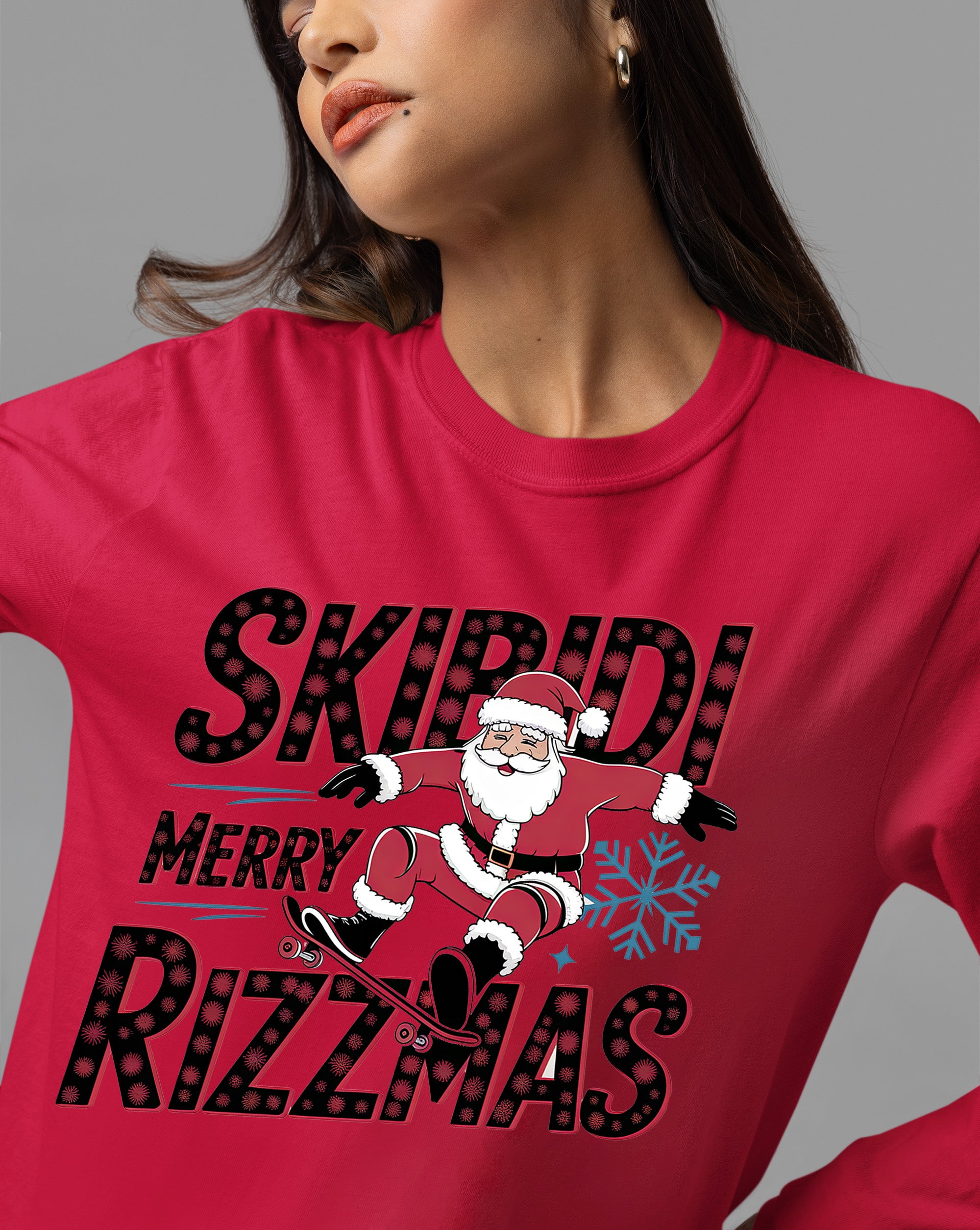 Skibidi Merry Rizzmas Christmas Cheer Festive Keepsake for Holiday Season Gift T-Shirt