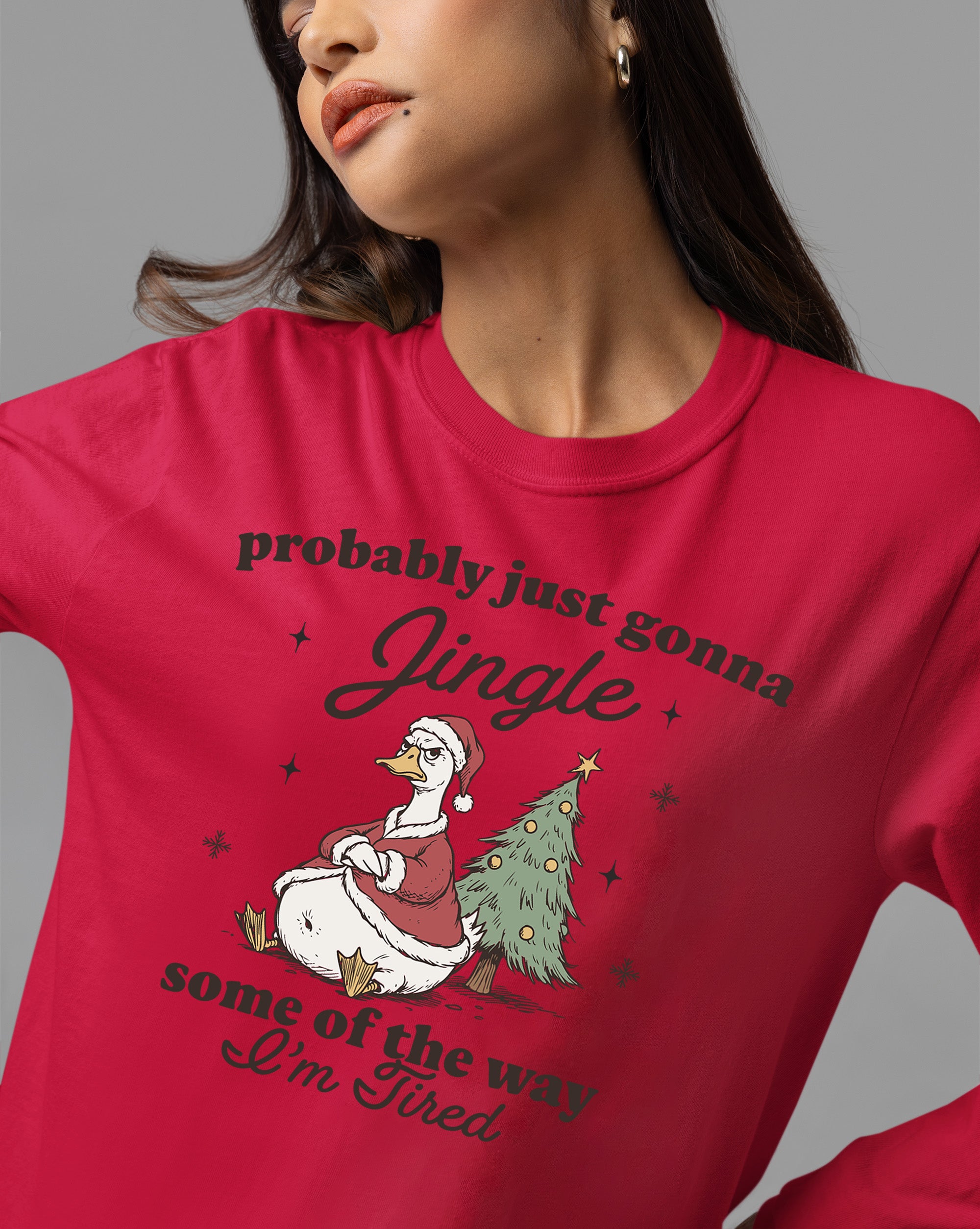 Christmas Joy Collection: Festive accessory with bell charm, sparkling red & green accents for holiday cheer, perfect gift idea, jingle T-Shirt
