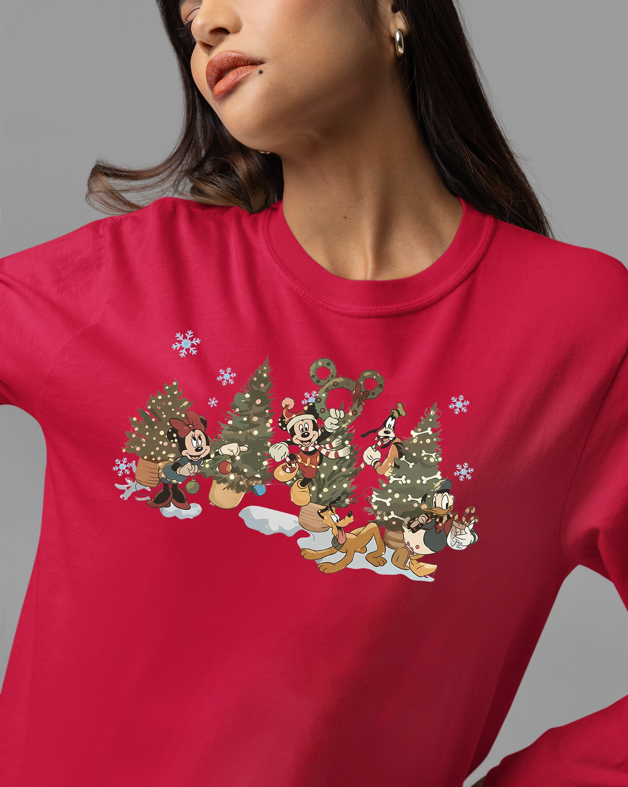Vintage Christmas Fairytale Retro Style - Yuletide Nostalgia, Cozy Holiday Vintage Theme T-Shirt