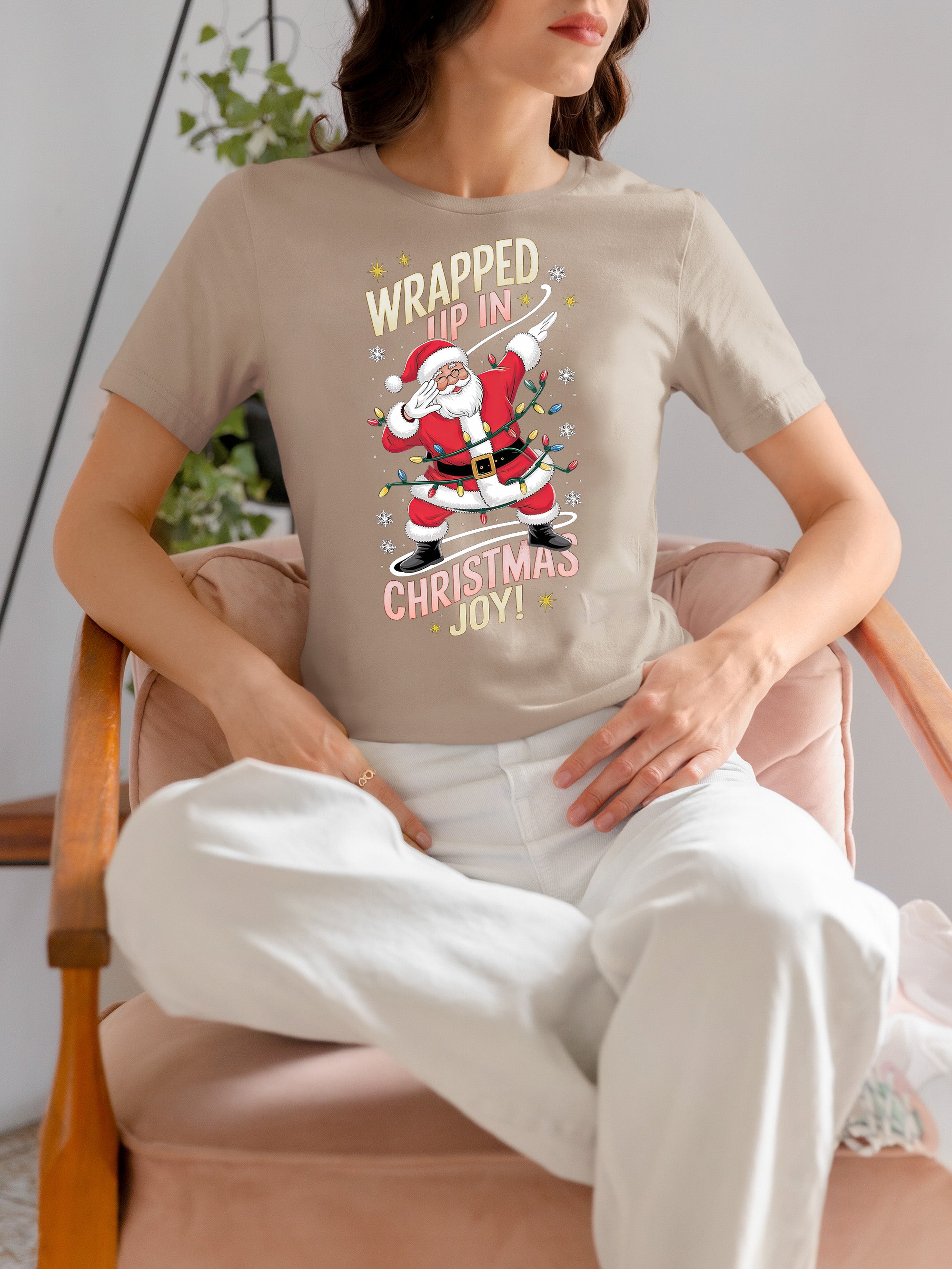 Wrapped up in Christmas Joy – Handmade Keepsake, Cozy Holiday Gift for Loved Ones, Heartfelt Seasonal Treasure T-Shirt