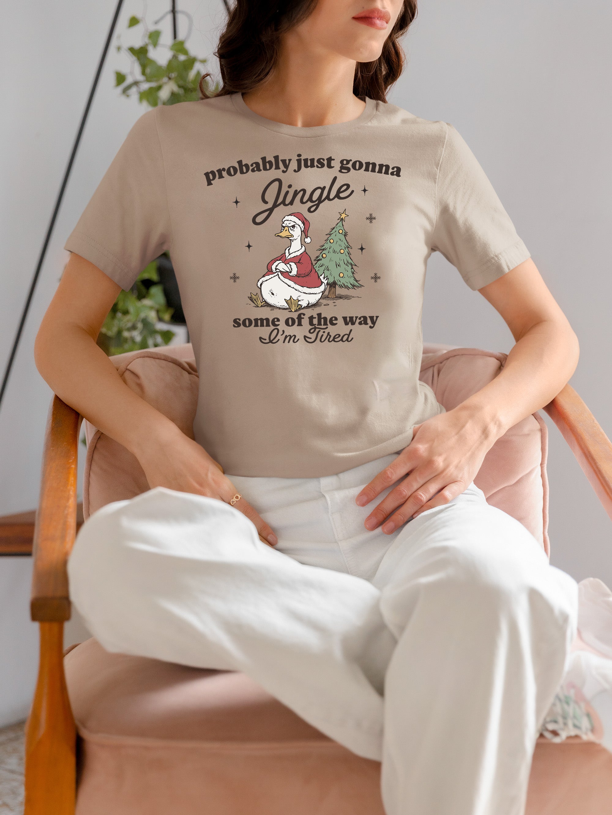 Christmas Joy Collection: Festive accessory with bell charm, sparkling red & green accents for holiday cheer, perfect gift idea, jingle T-Shirt