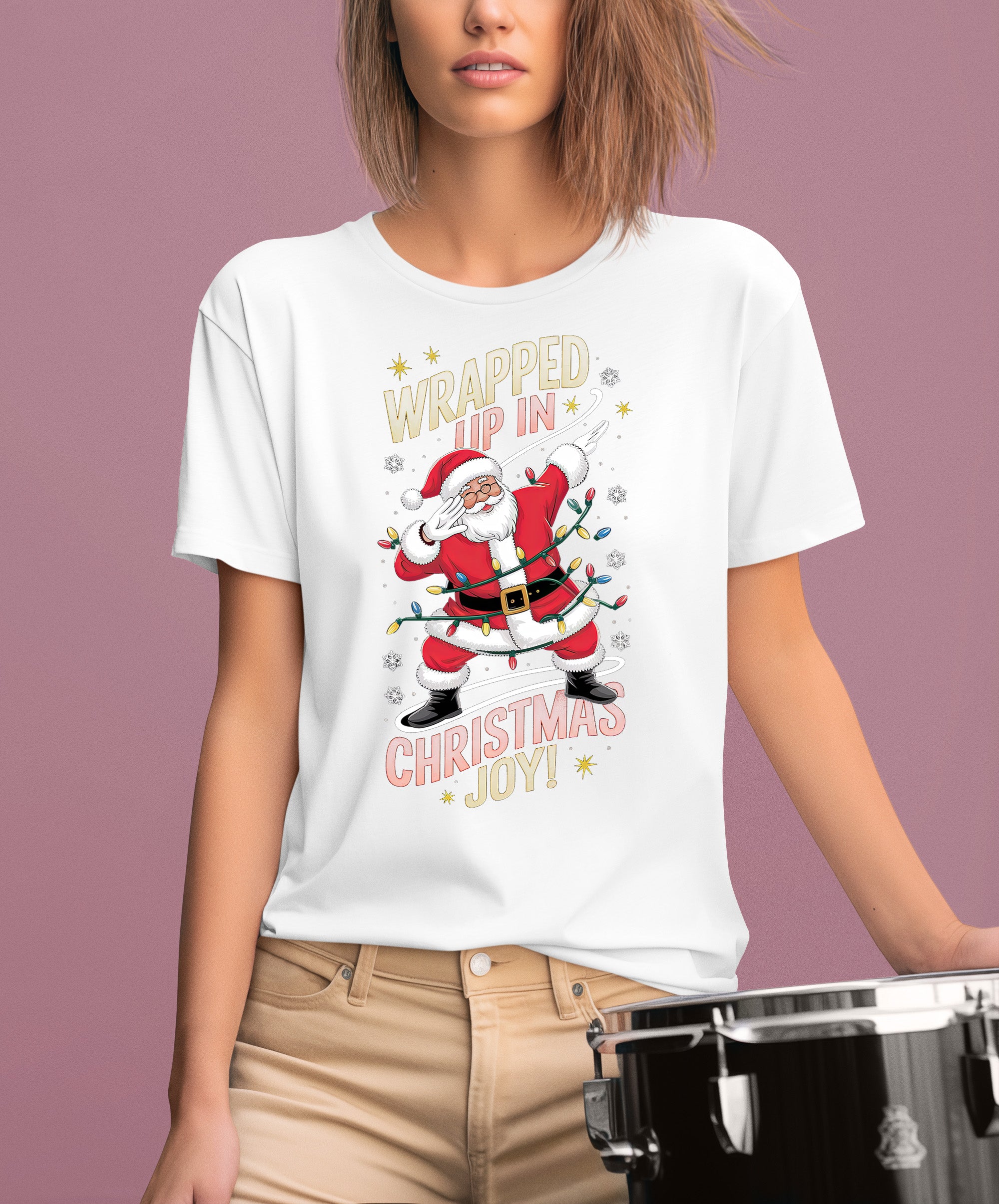 Wrapped up in Christmas Joy – Handmade Keepsake, Cozy Holiday Gift for Loved Ones, Heartfelt Seasonal Treasure T-Shirt