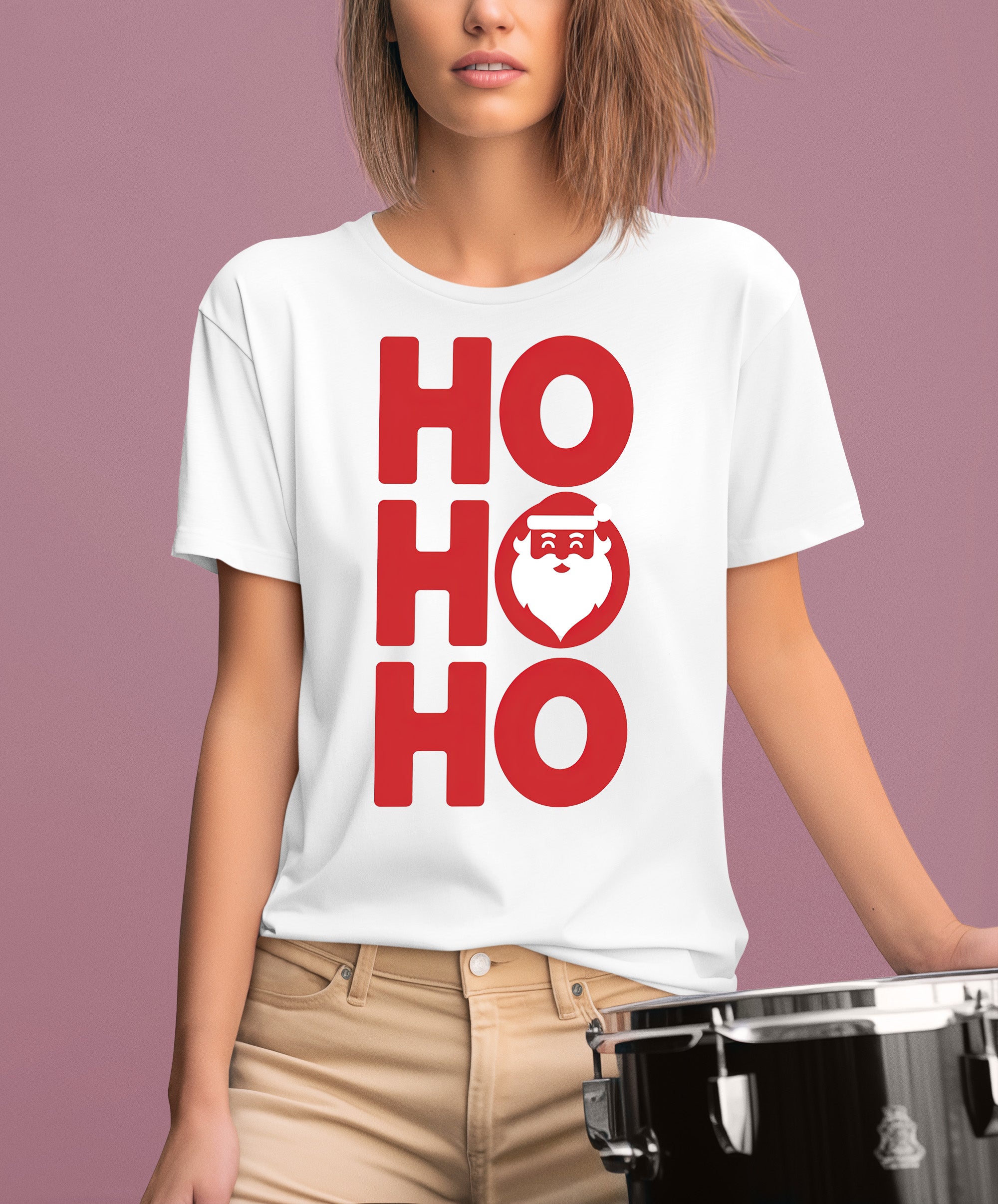 Ho Ho Ho Christmas Cheer — Festive Seasonal Joy for the Holidays, Merry & Bright T-Shirt