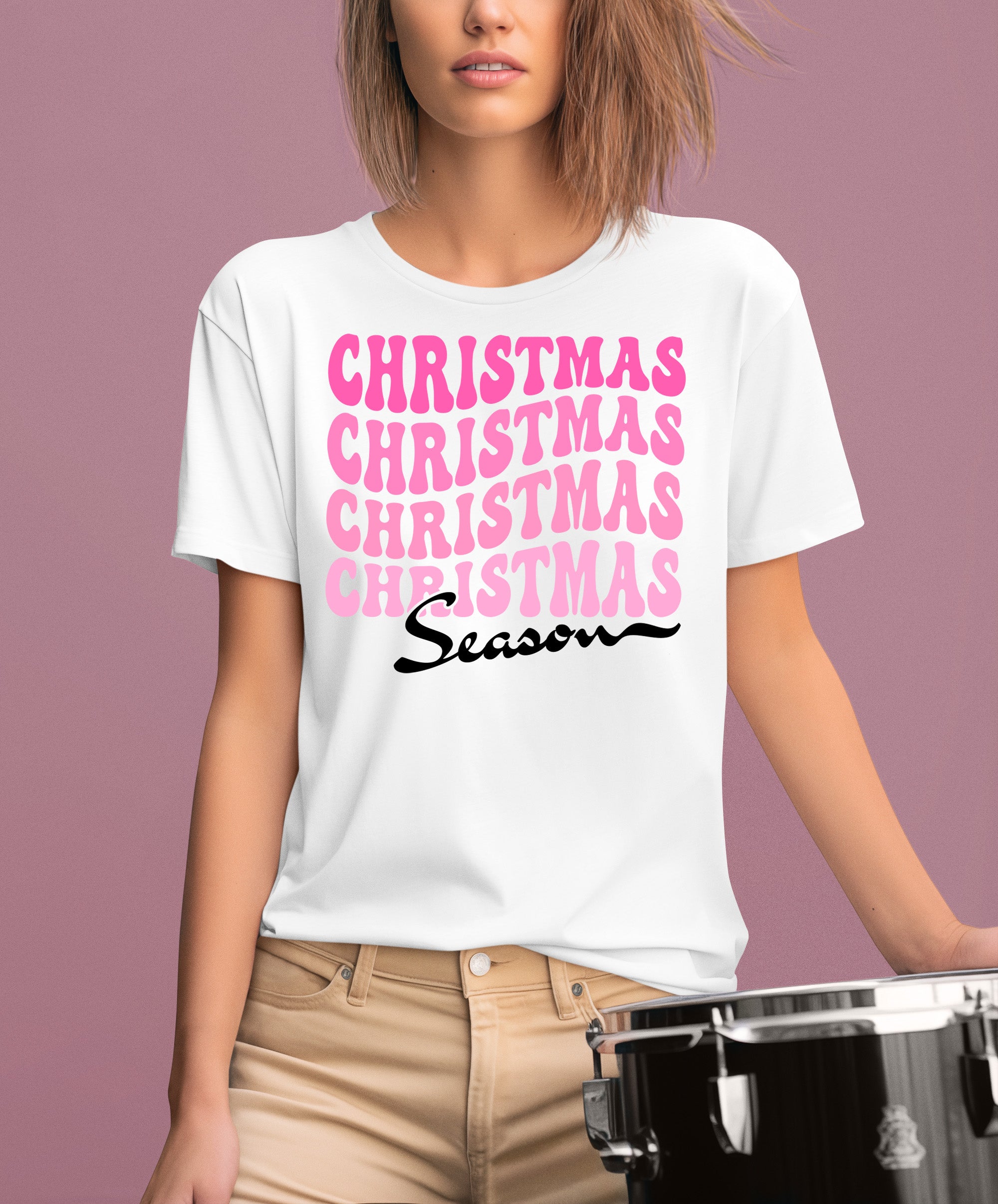 Christmas Season Inspired Artwork for Holiday Home | Festive Canvas Art Gift Idea T-Shirt