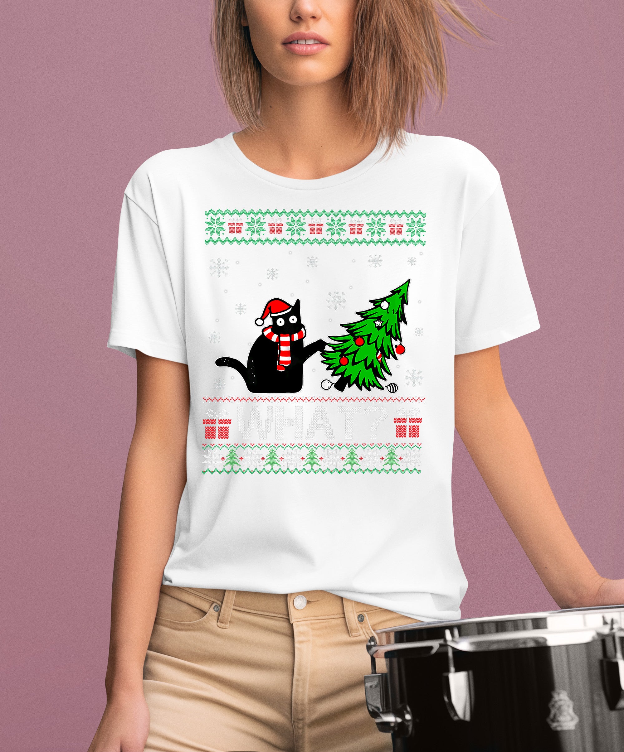 Retro Christmas Vintage Holiday Motif for Crafts, Scrapbooks, and DIY Projects T-Shirt