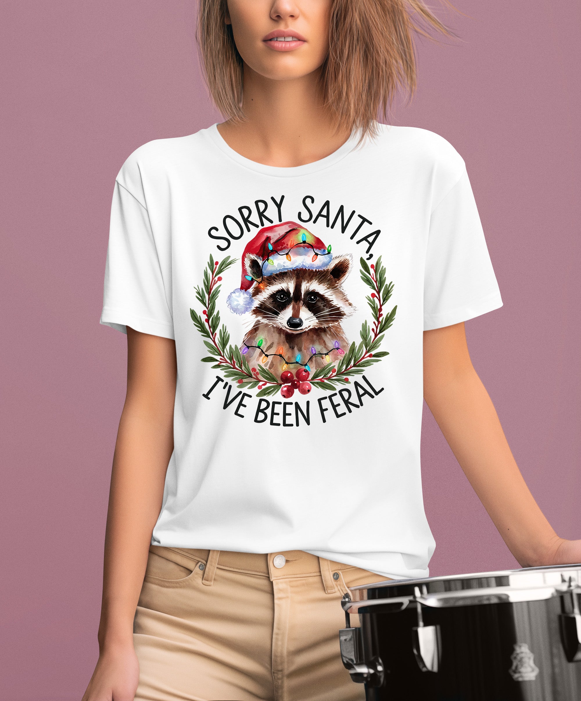 Sorry Santa, I’ve Been Fereal — Christmas Themed Quote for Festive DIY Creations, Holiday Cheer Gift Idea T-Shirt