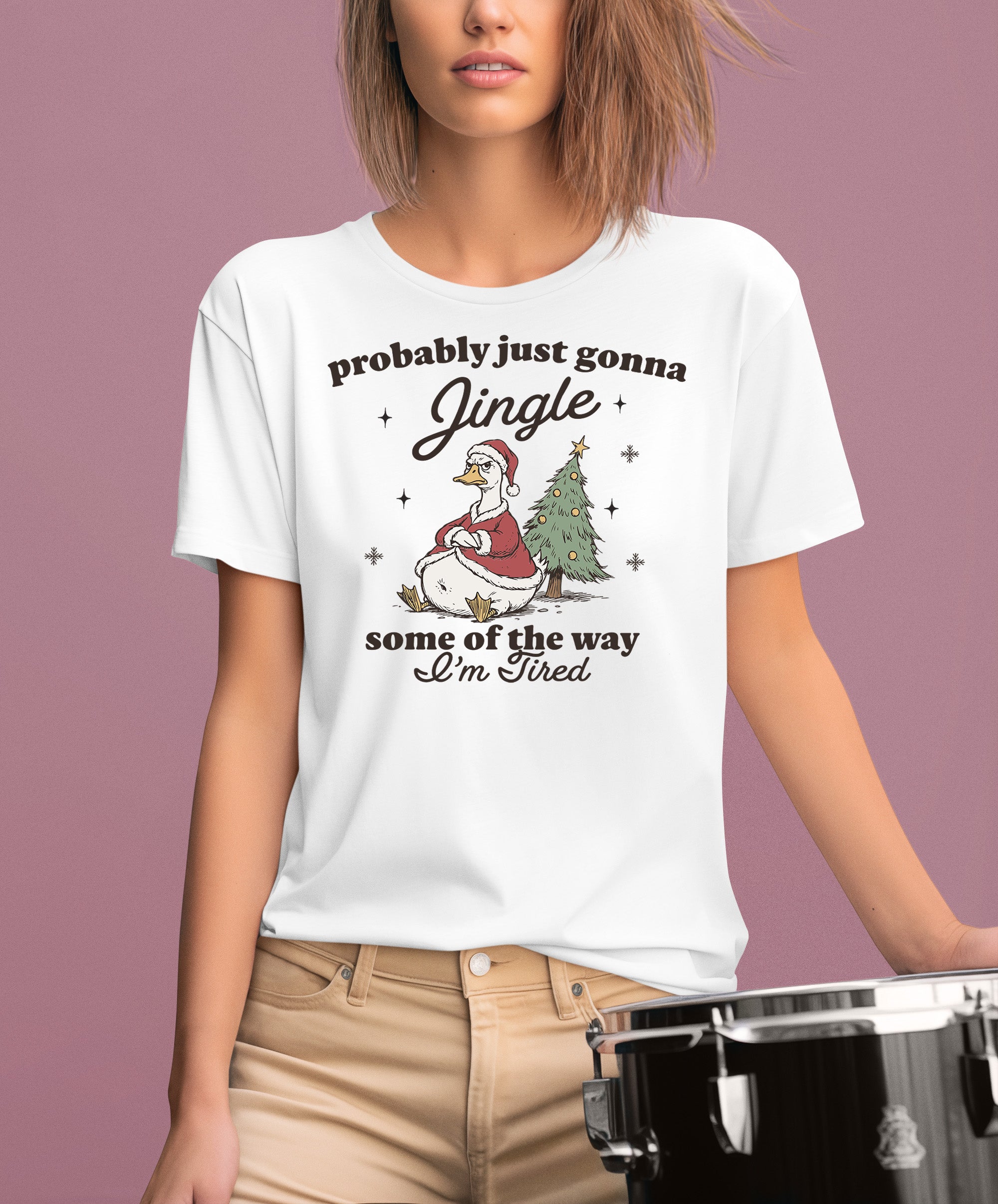 Christmas Joy Collection: Festive accessory with bell charm, sparkling red & green accents for holiday cheer, perfect gift idea, jingle T-Shirt